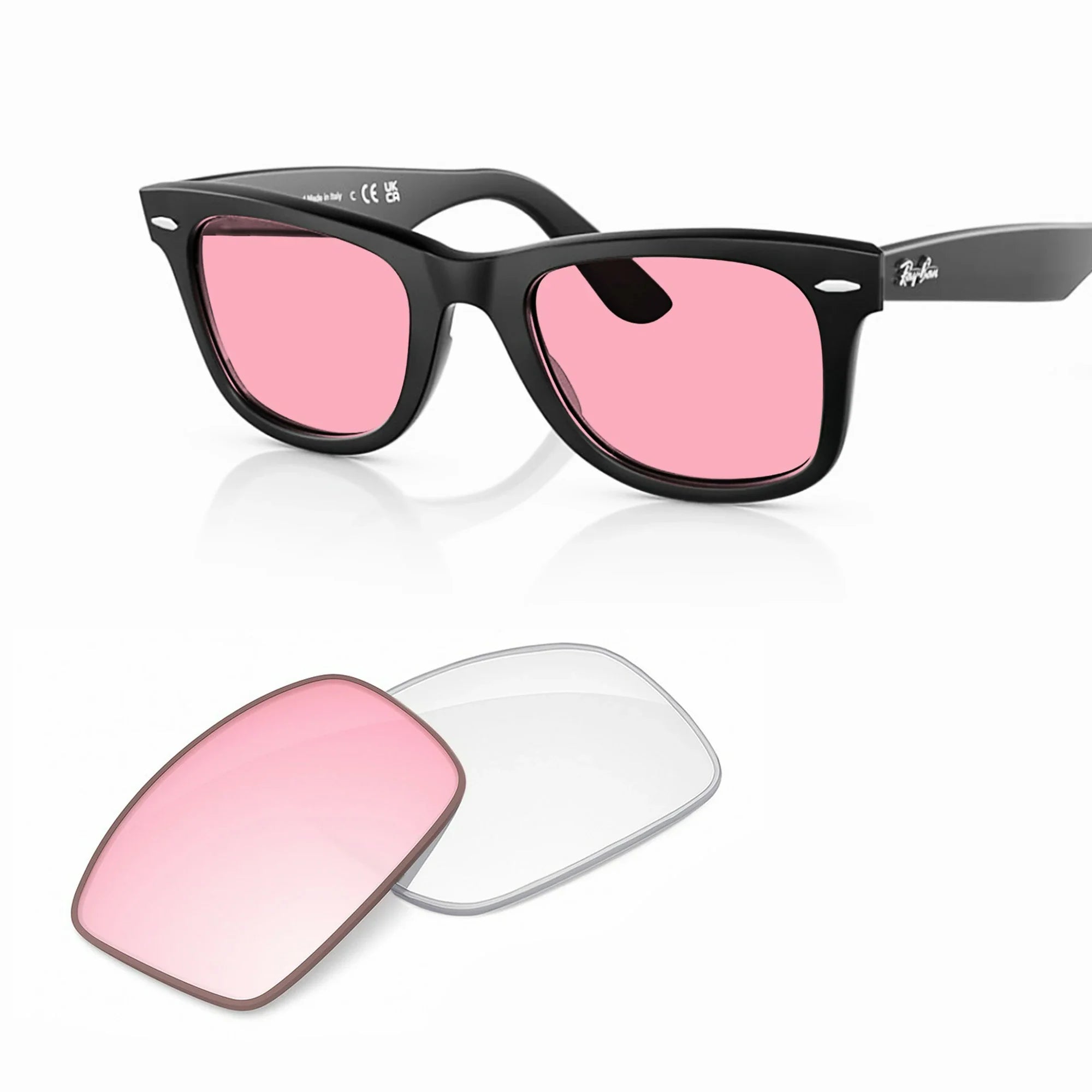 Ray-Ban RB2140F Original Wayfarer Classic Replacement Lenses