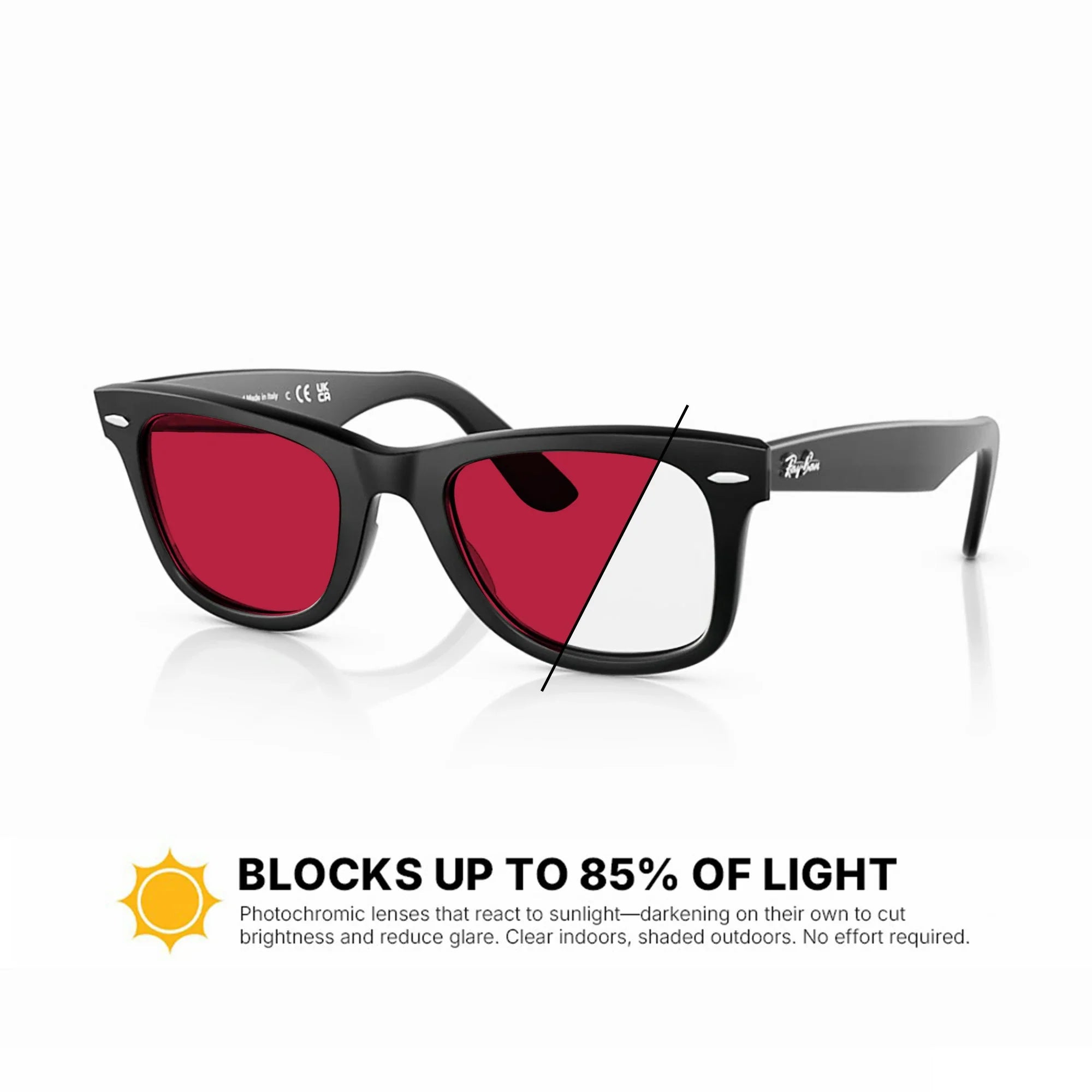 Ray-Ban Original Wayfarer Classic Replacement Lenses RB2140F