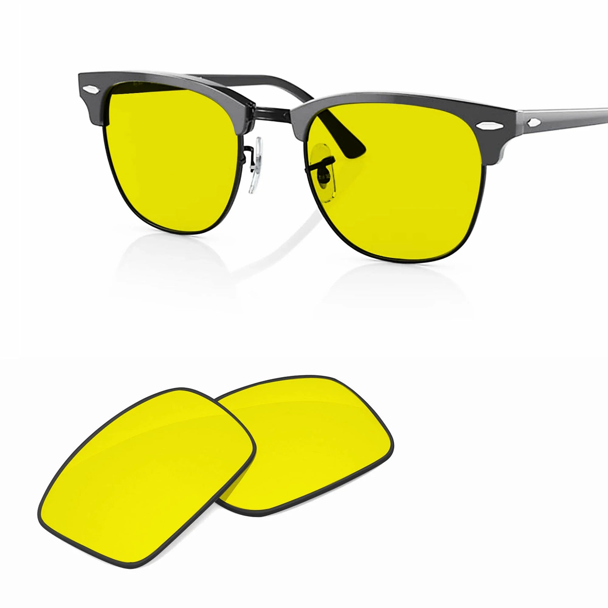 Ray-Ban Clubmaster Classic Replacement Lenses RB3016