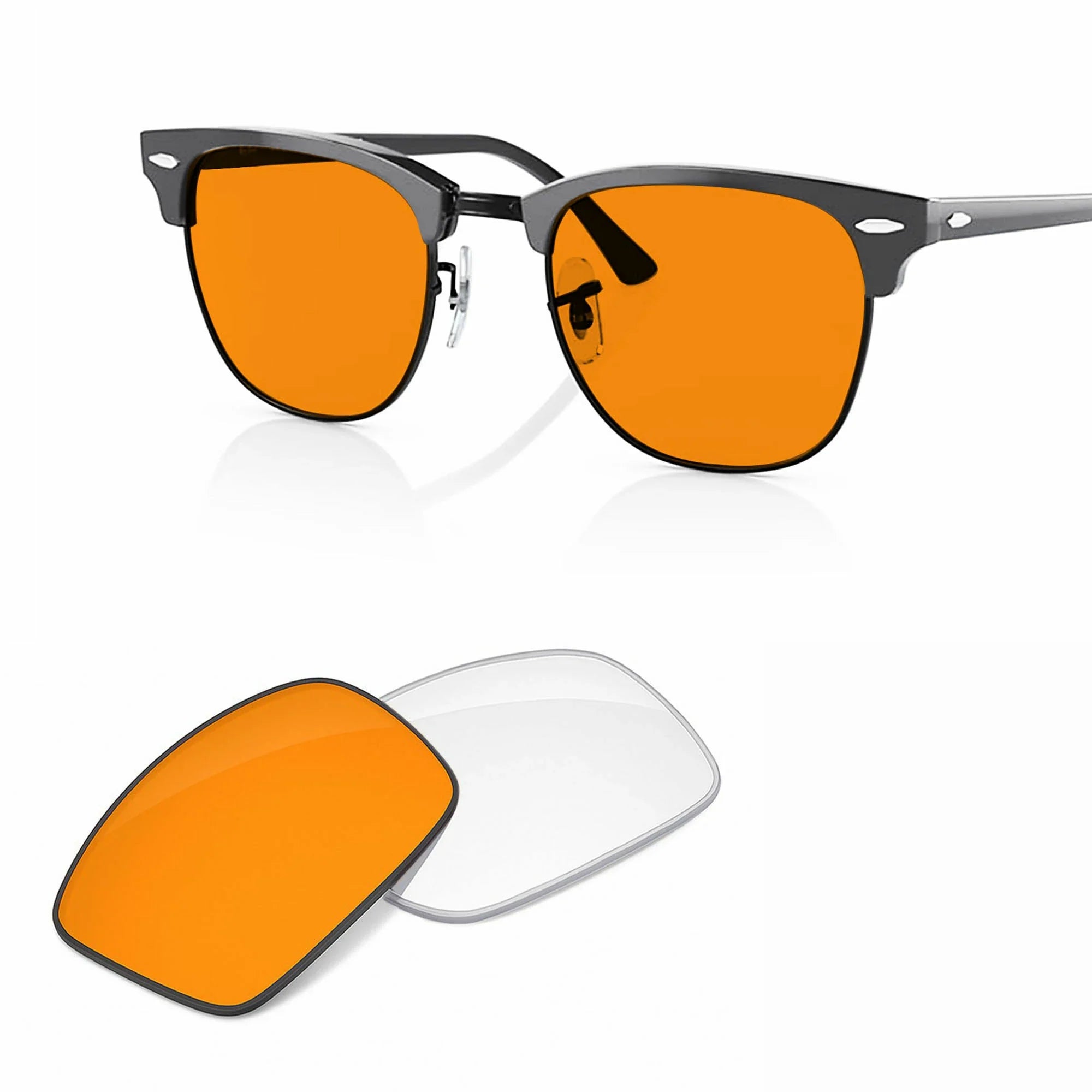 Ray-Ban Clubmaster Classic Replacement Lenses RB3016