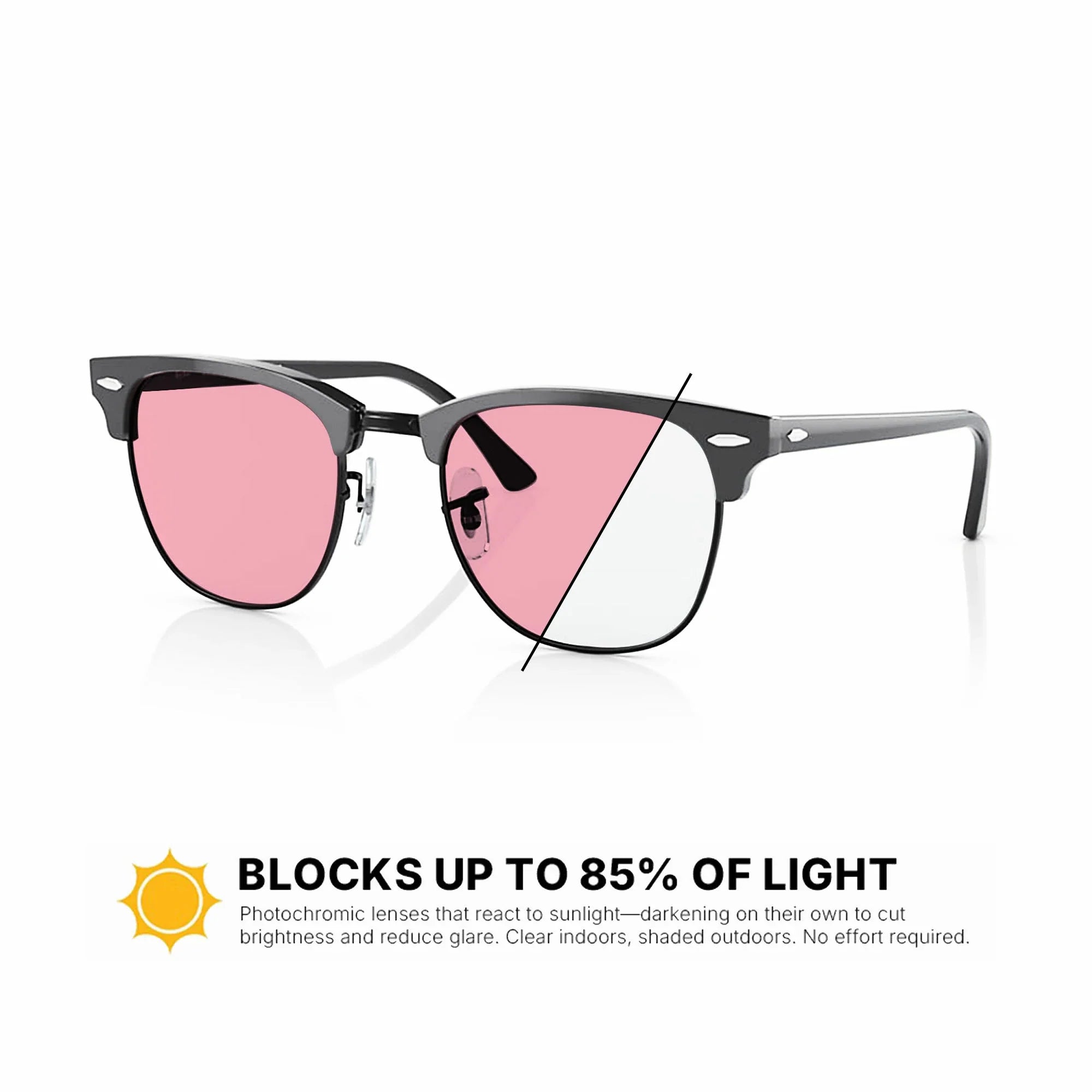 Ray-Ban Clubmaster Classic Replacement Lenses RB3016