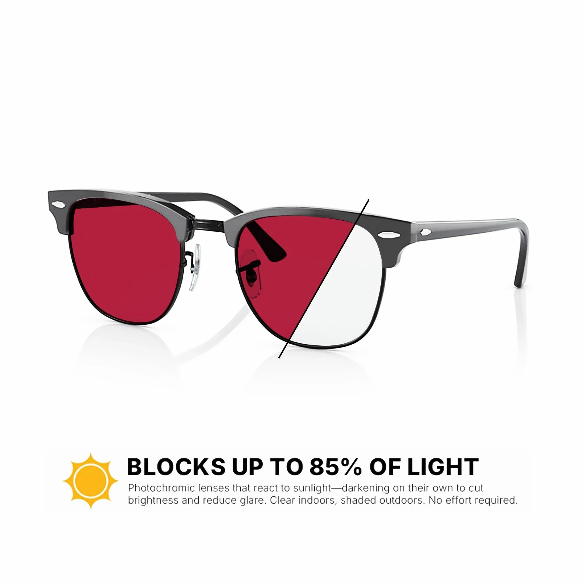 Ray-Ban Clubmaster Classic Replacement Lenses RB3016