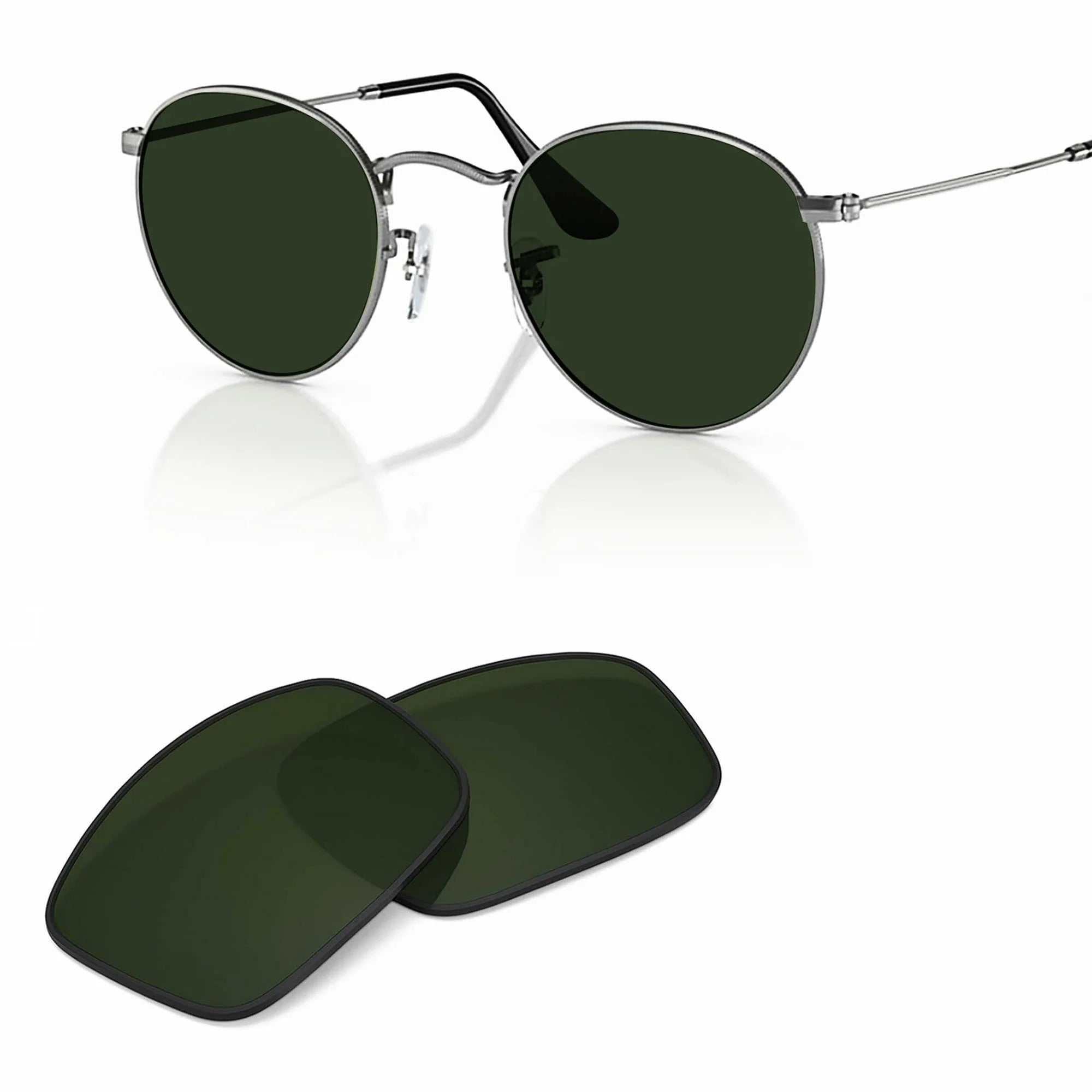 Ray-Ban Round Metal Replacement Lenses RB3447