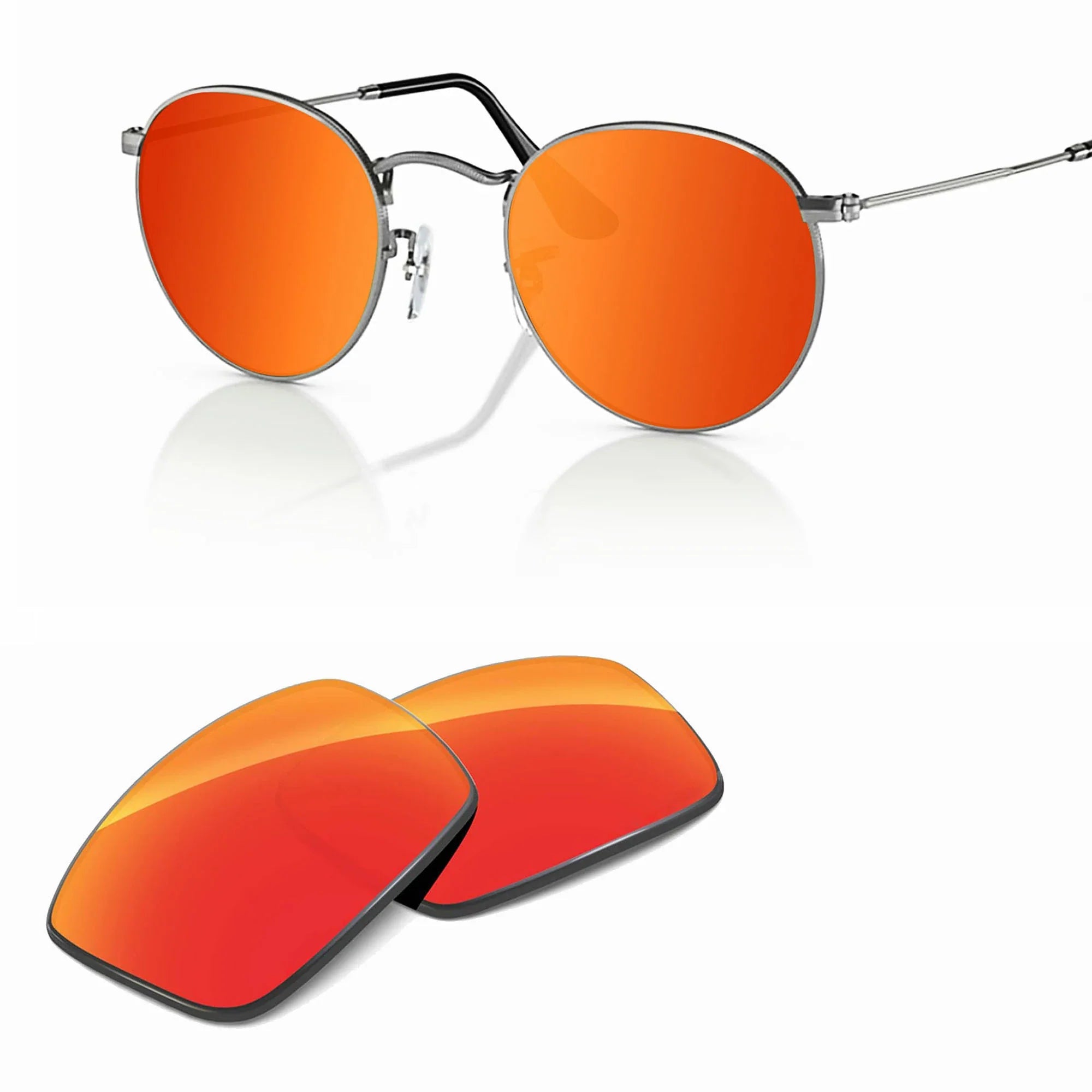 Ray-Ban RB3447 Round Metal Replacement Lenses