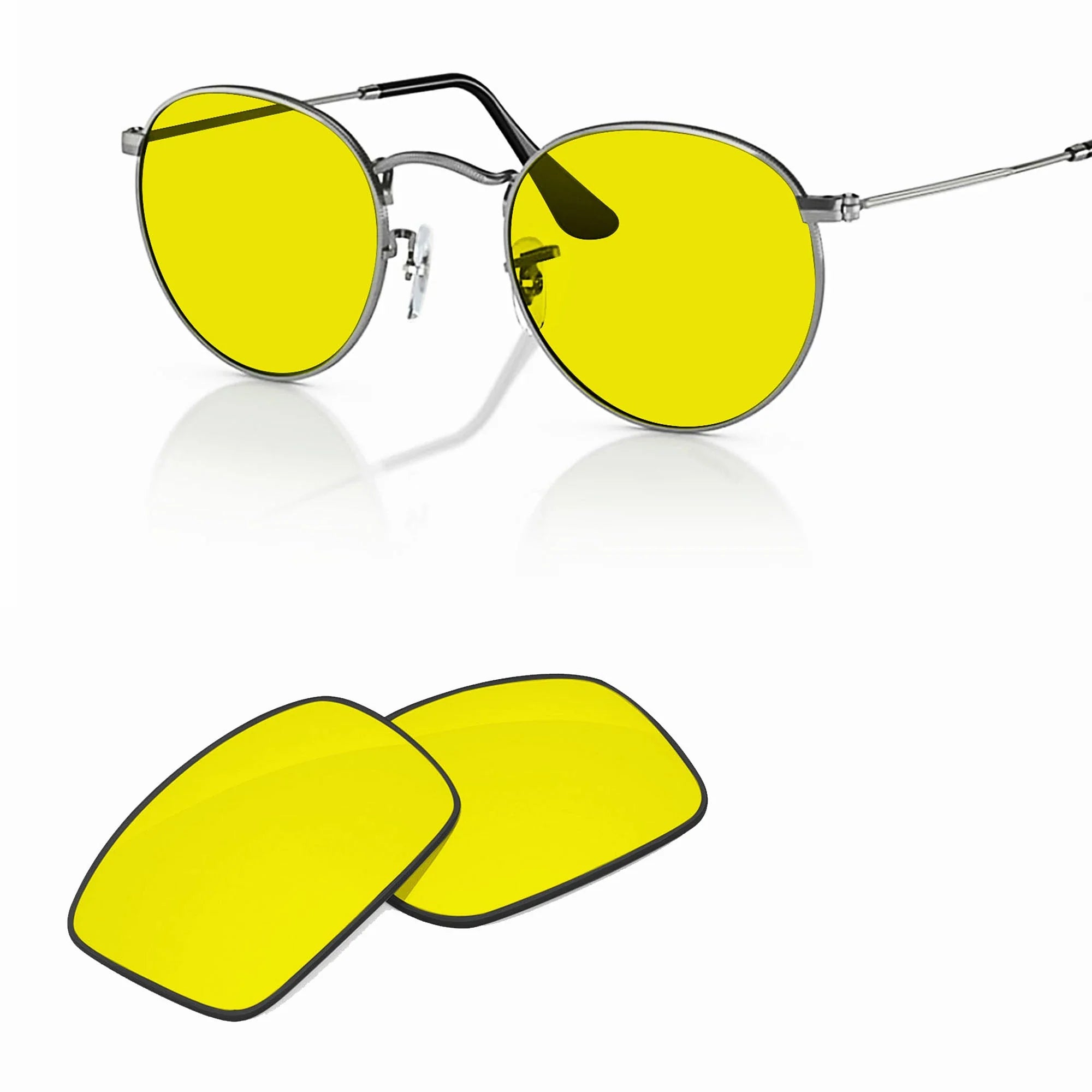 Ray-Ban Round Metal Replacement Lenses RB3447