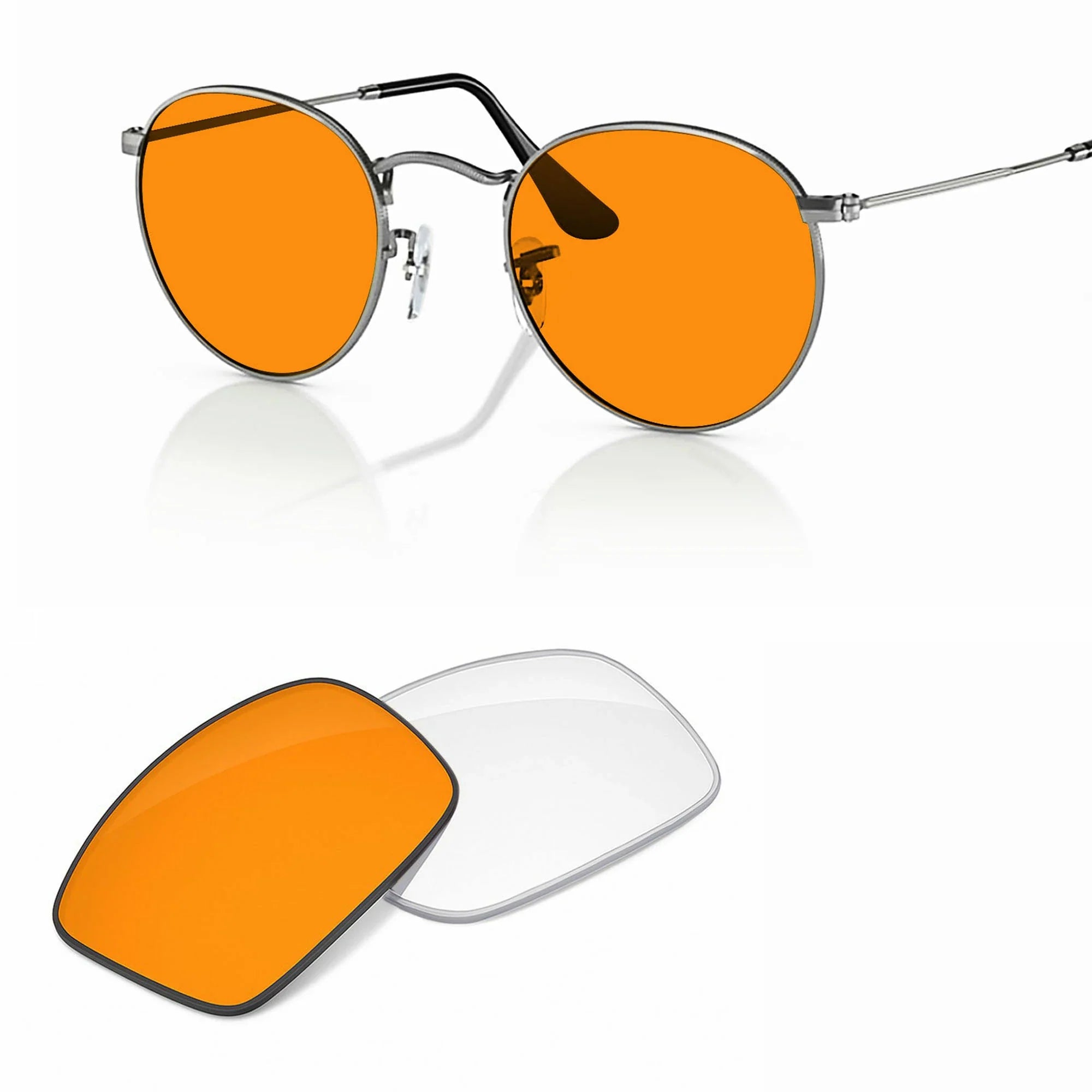 Ray-Ban RB3447 Round Metal Replacement Lenses