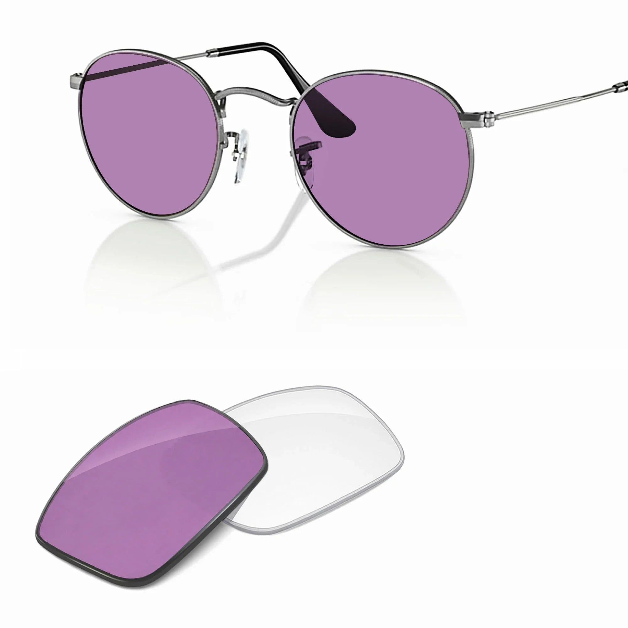 Ray-Ban Round Metal Replacement Lenses RB3447