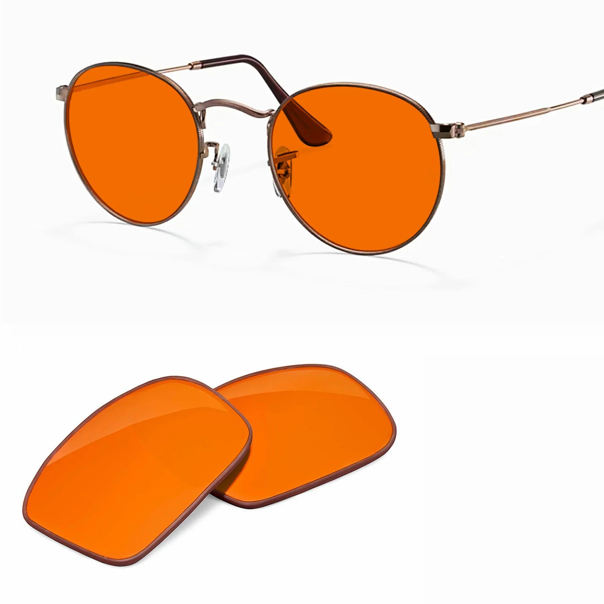 Ray-Ban RB3447V Round Metal Replacement Lenses