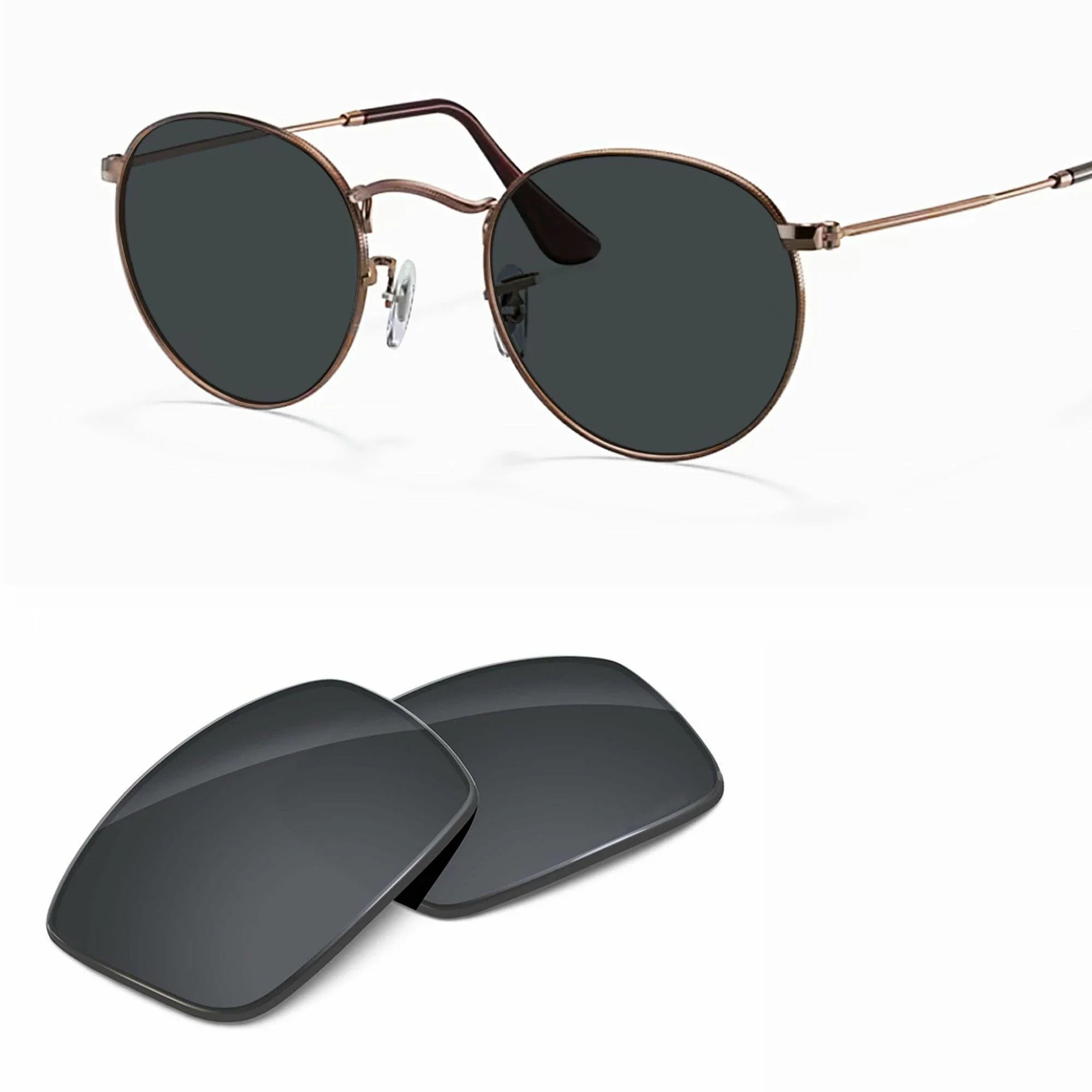 Ray-Ban Round Metal Replacement Lenses RB3447V