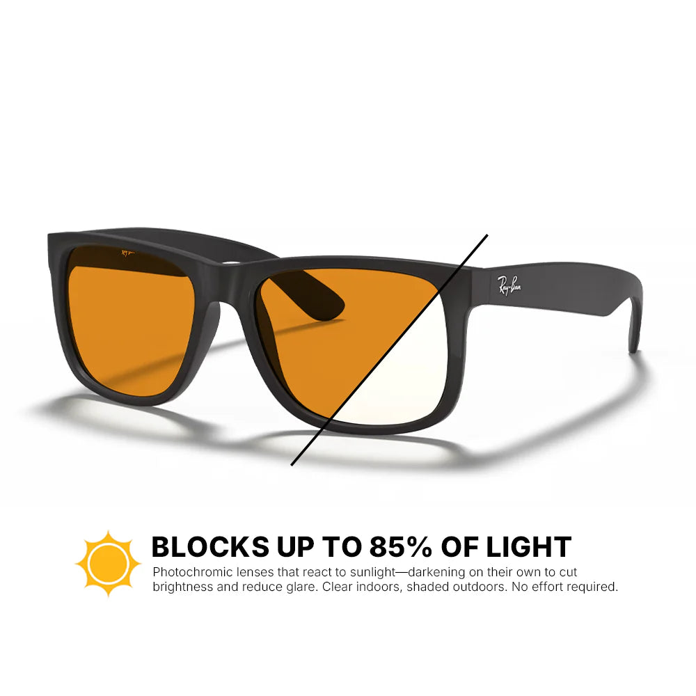 Ray-Ban Justin Classic Replacement Lenses RB4165