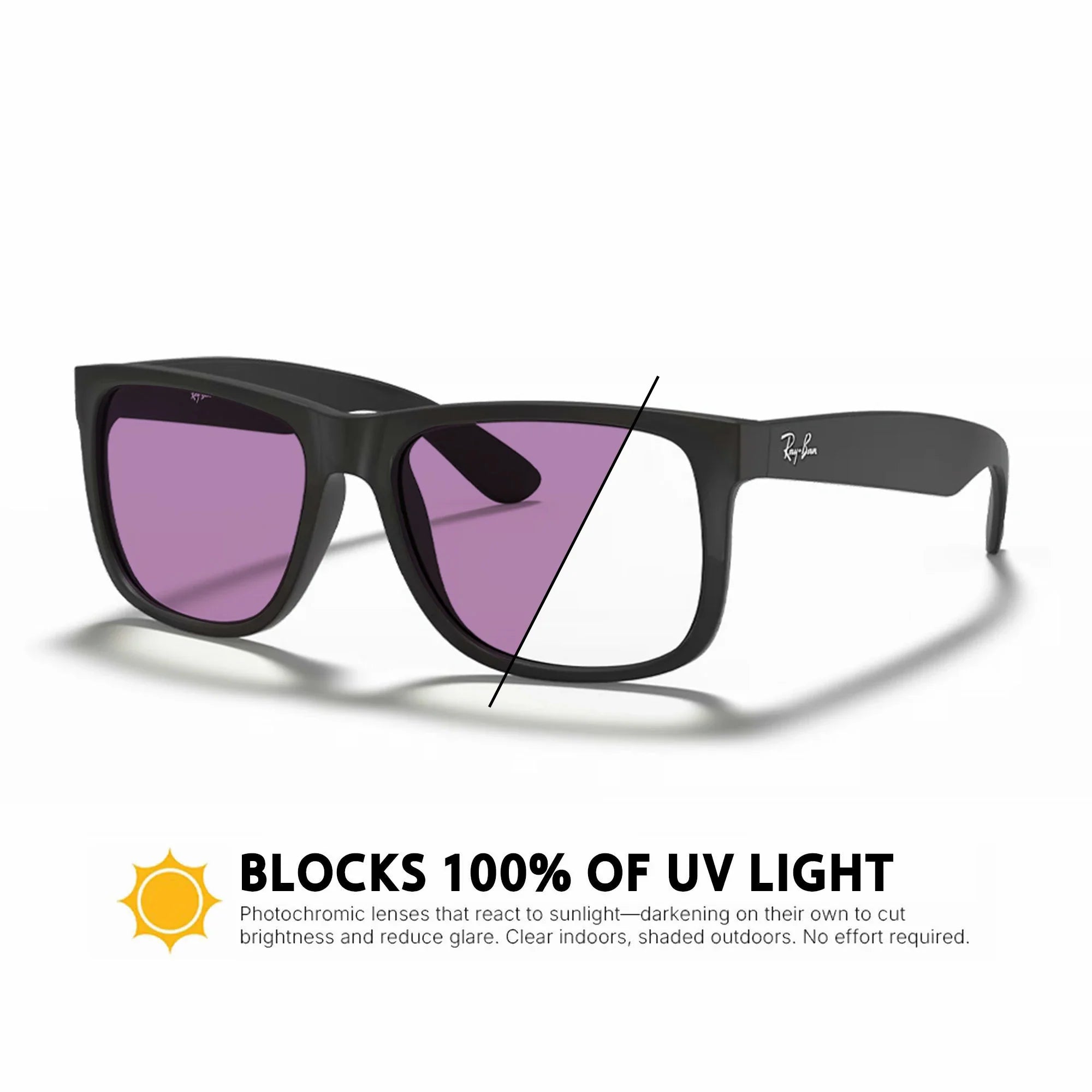 Ray-Ban Justin Classic Replacement Lenses RB4165