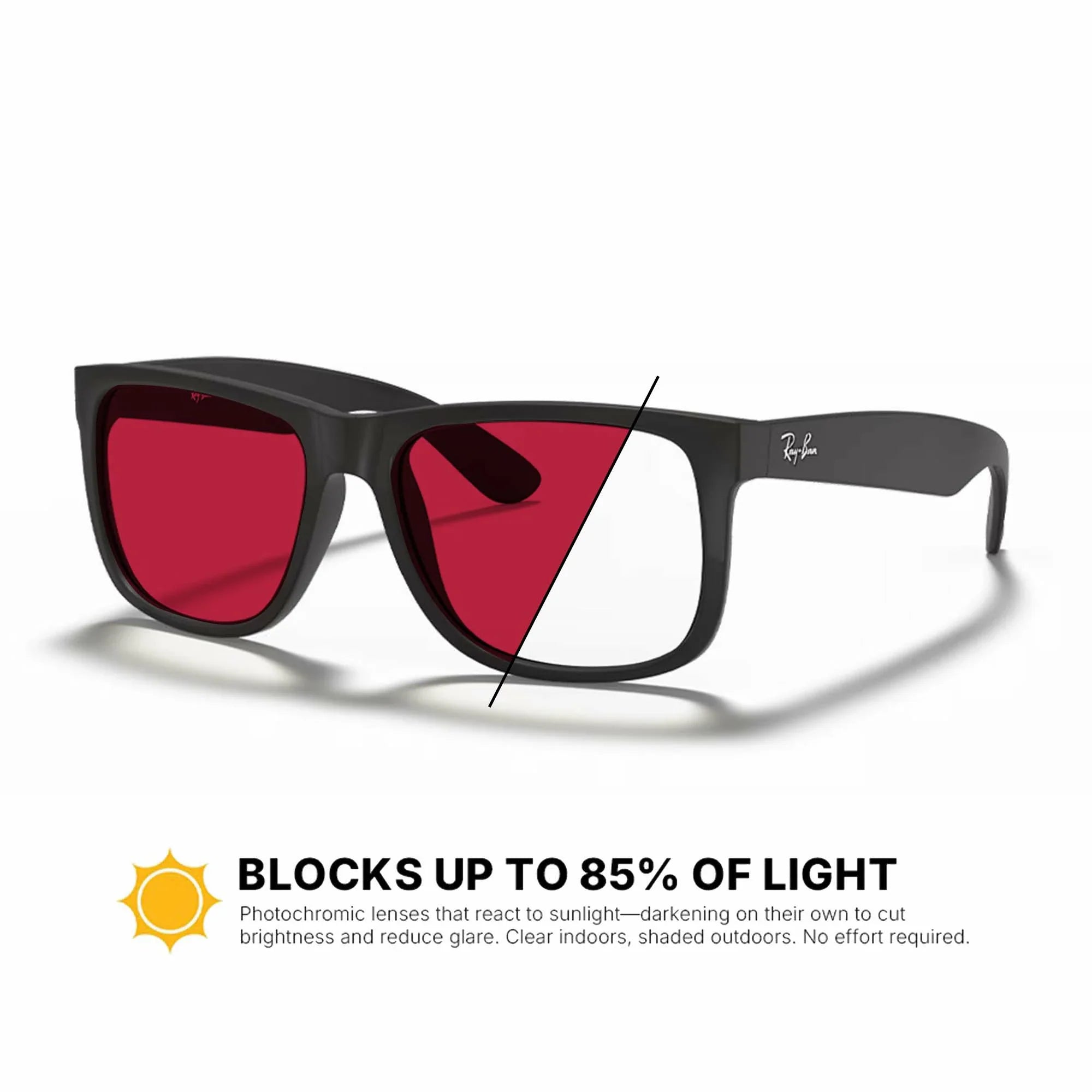 Ray-Ban Justin Classic Replacement Lenses RB4165