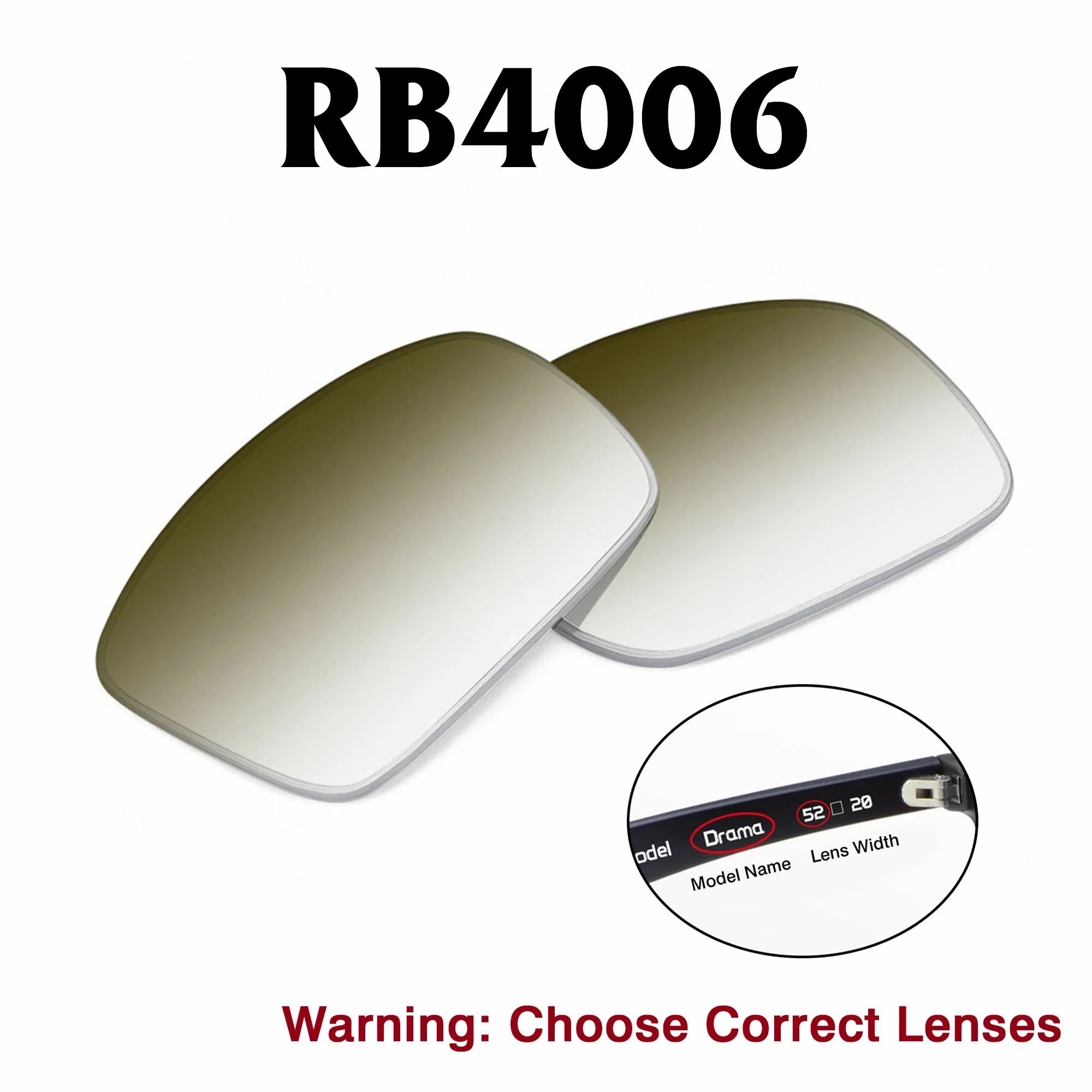 Ray-Ban Meta Wayfarer Replacement Lenses RW4006