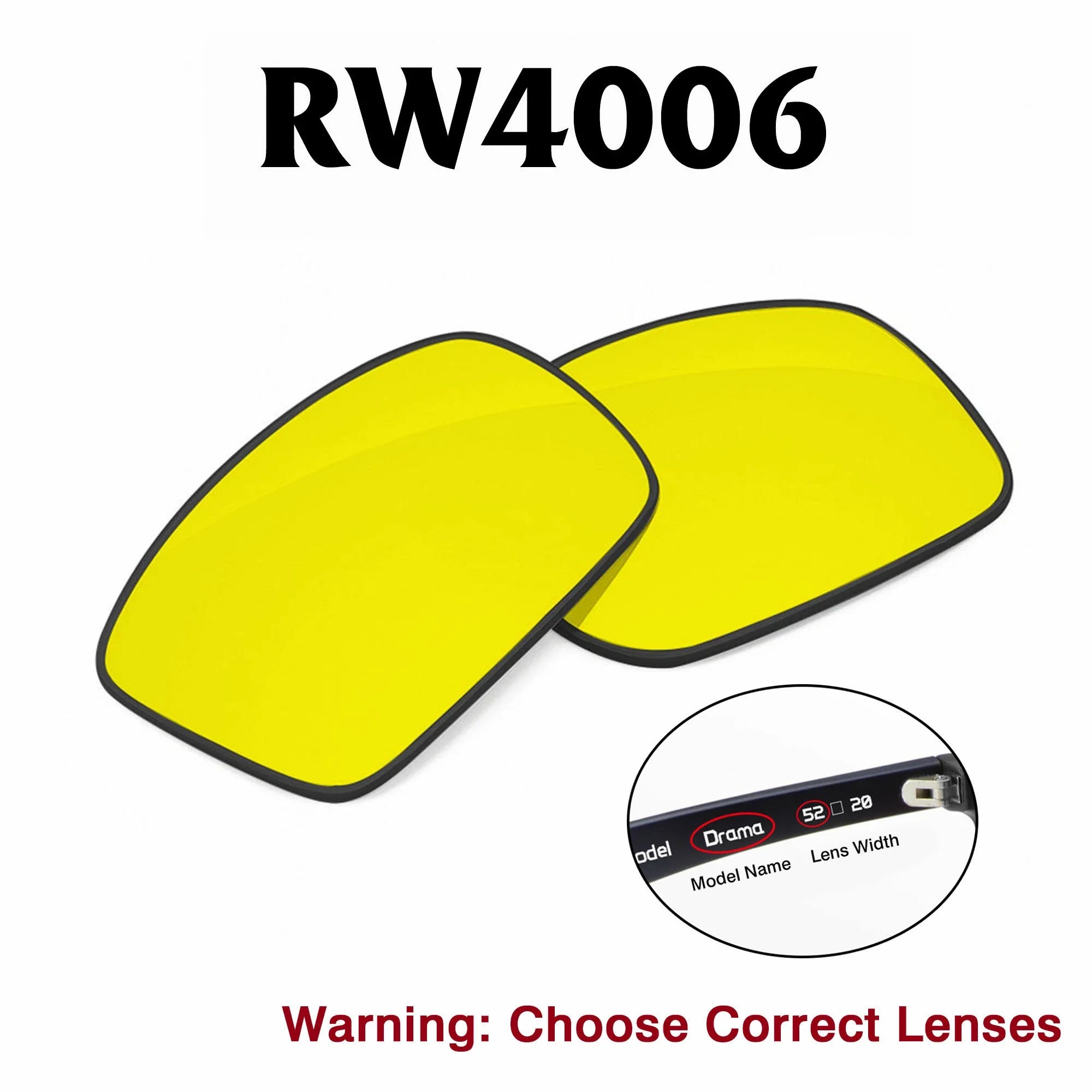 Ray-Ban Meta Wayfarer Replacement Lenses RW4006