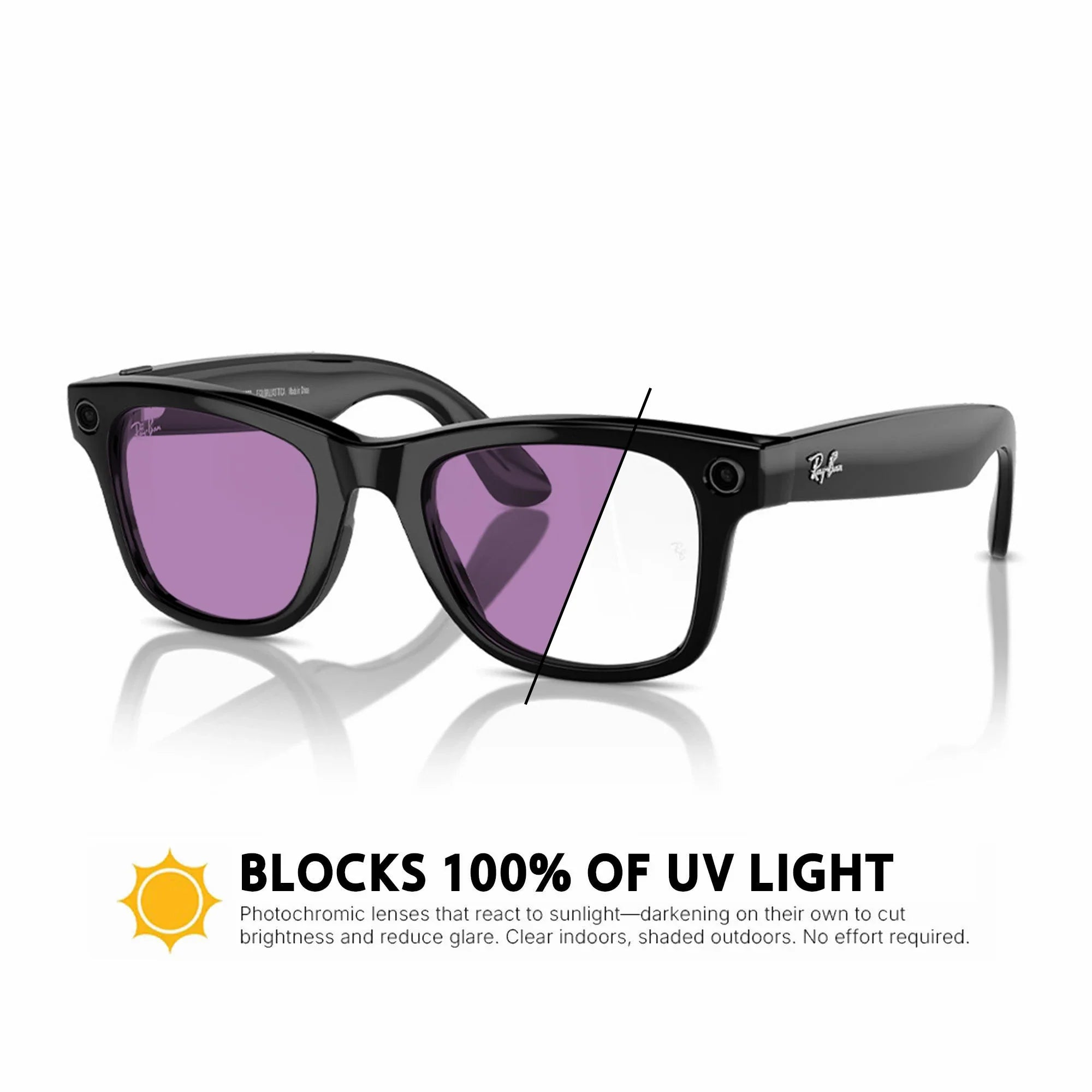 Ray-Ban Meta Wayfarer Replacement Lenses RW4008
