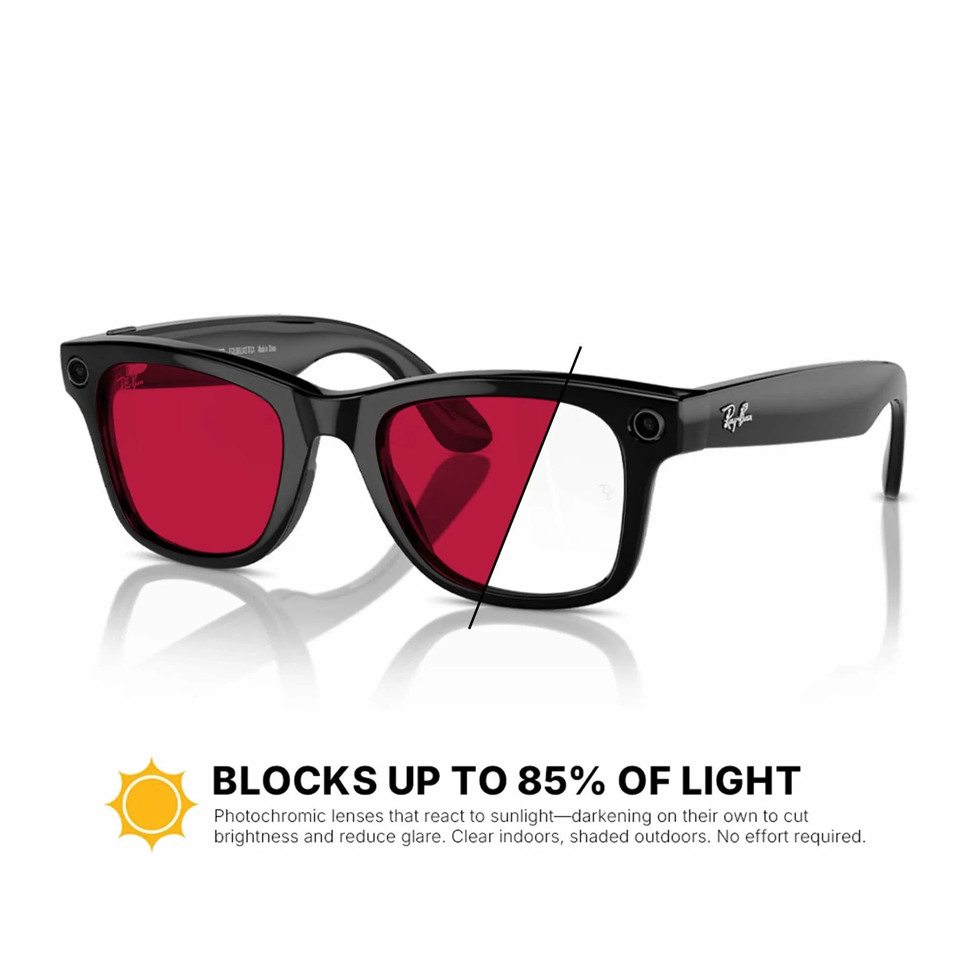 Ray-Ban Meta Wayfarer Replacement Lenses RW4008