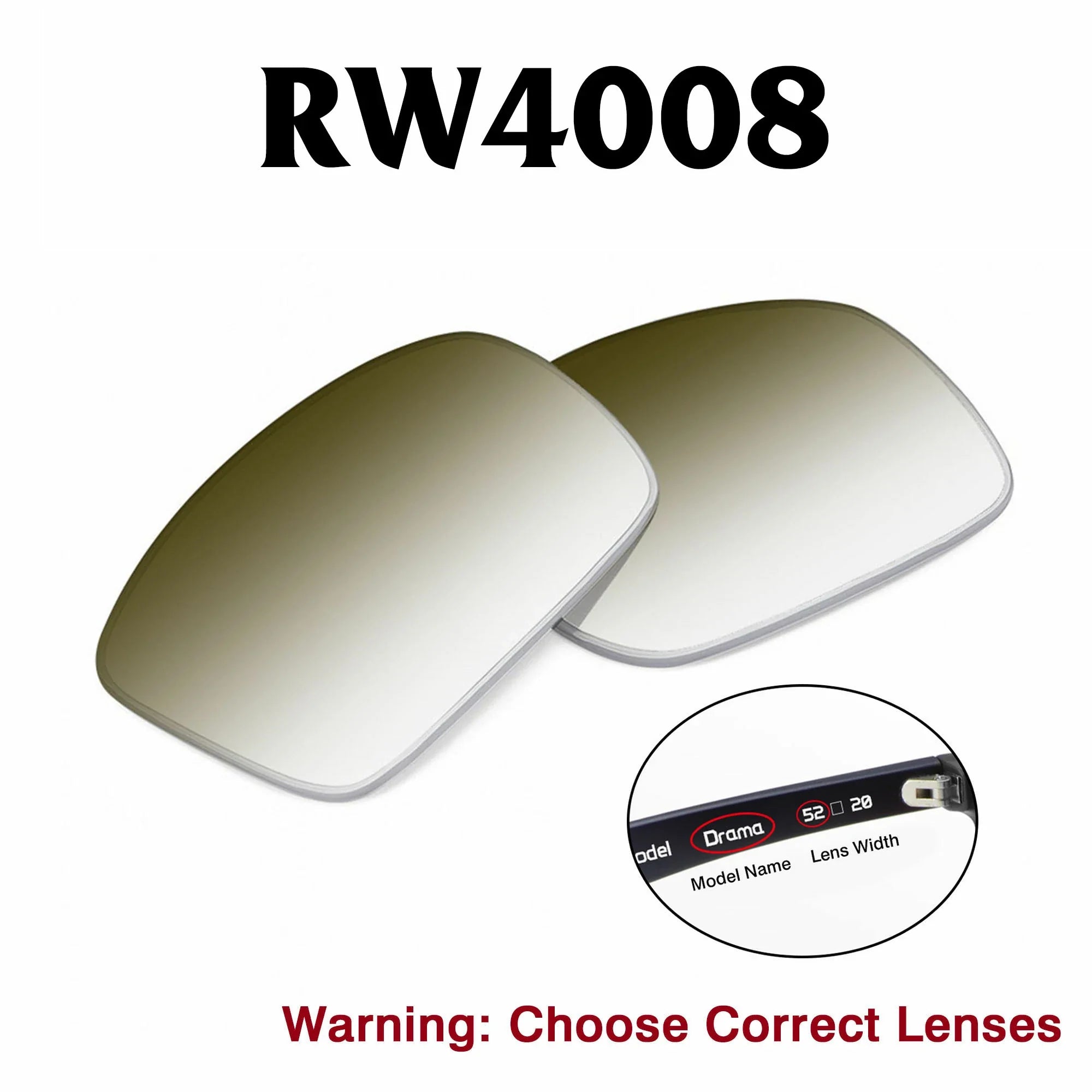 Ray-Ban Meta Wayfarer Replacement Lenses RW4008