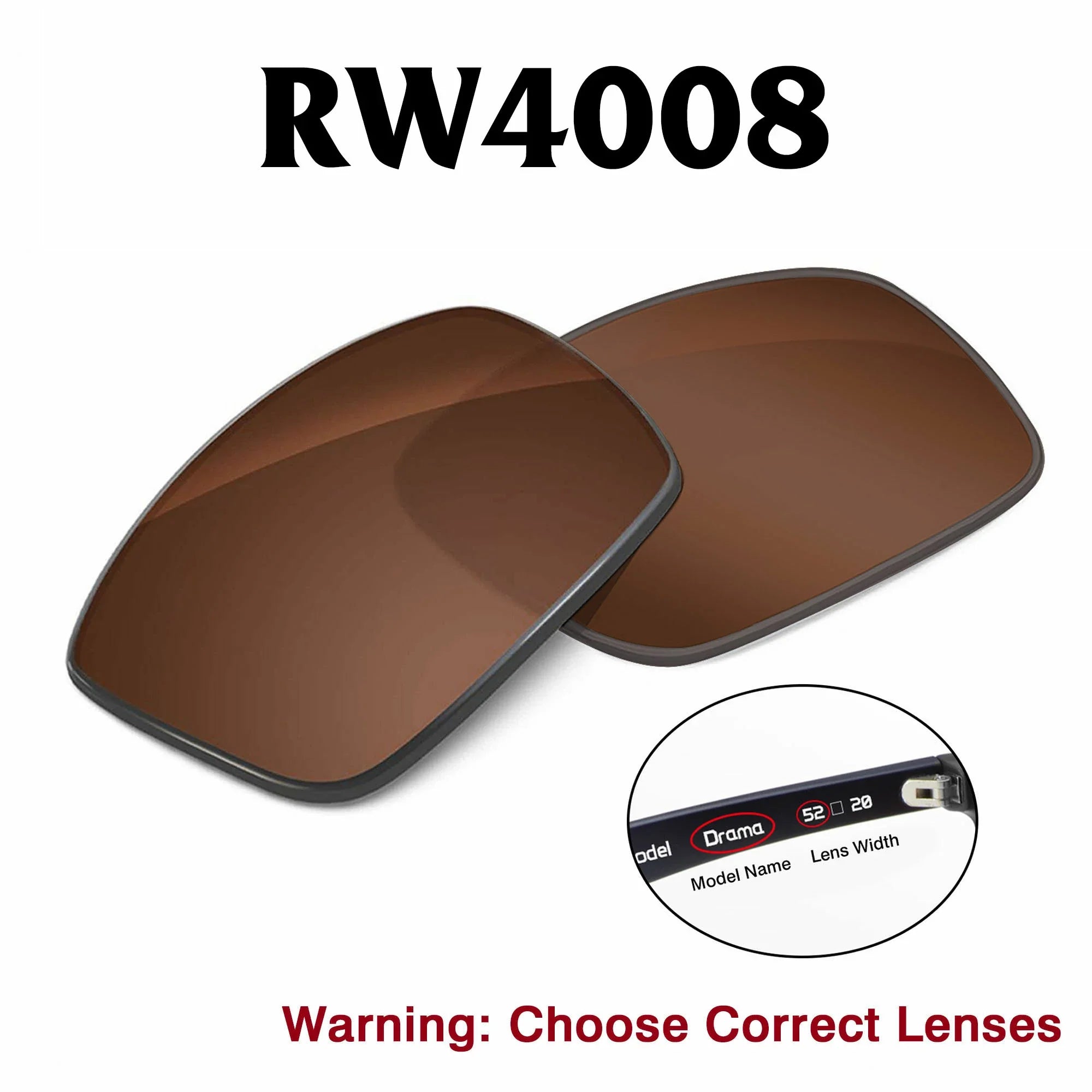 Ray-Ban Meta Wayfarer Replacement Lenses RW4008