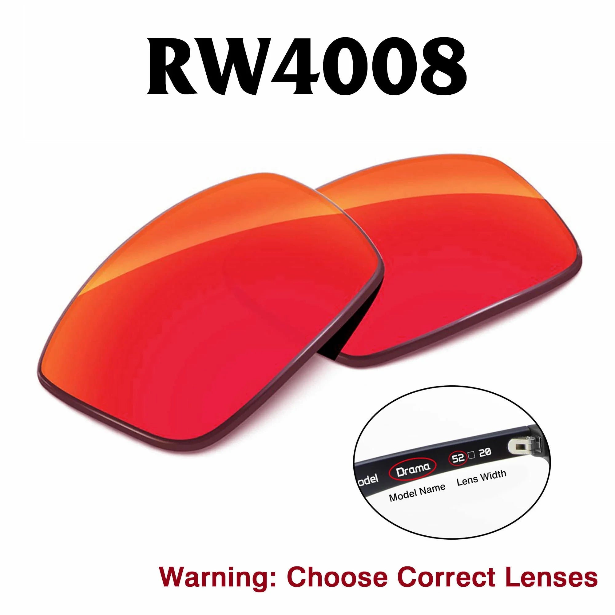 Ray-Ban Meta Wayfarer Replacement Lenses RW4008