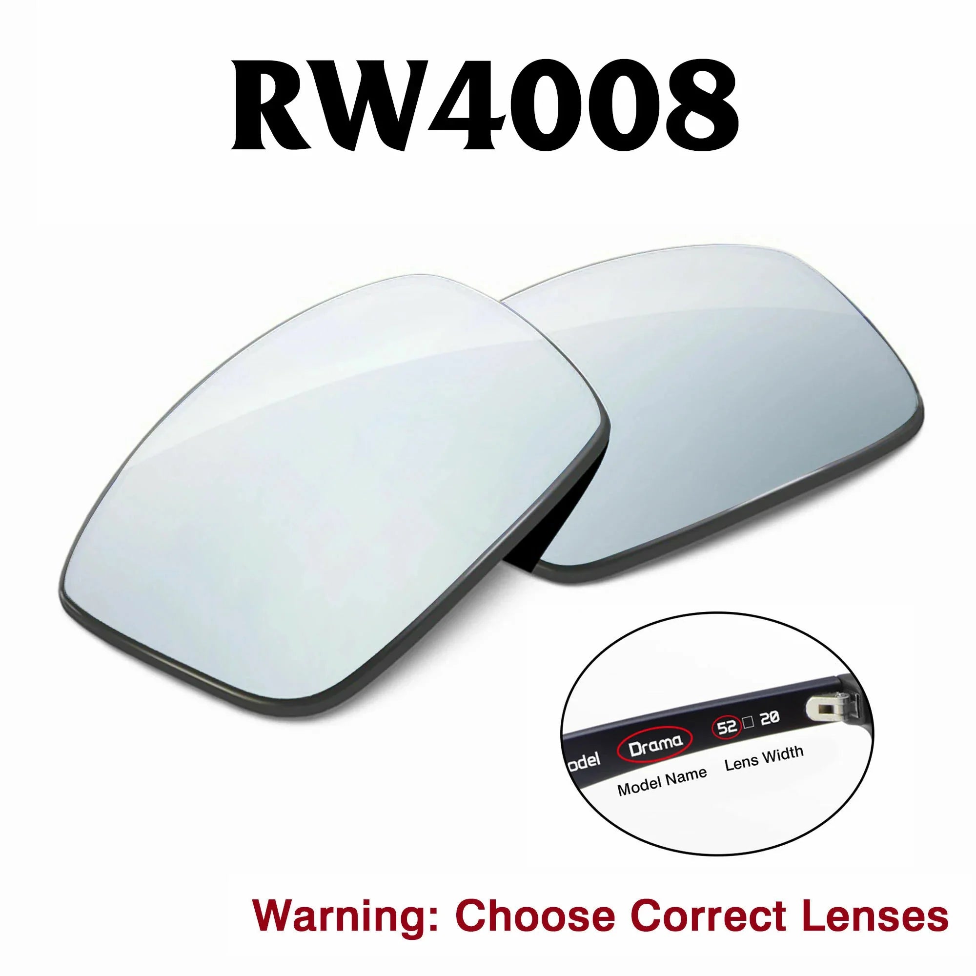 Ray-Ban Meta Wayfarer Replacement Lenses RW4008