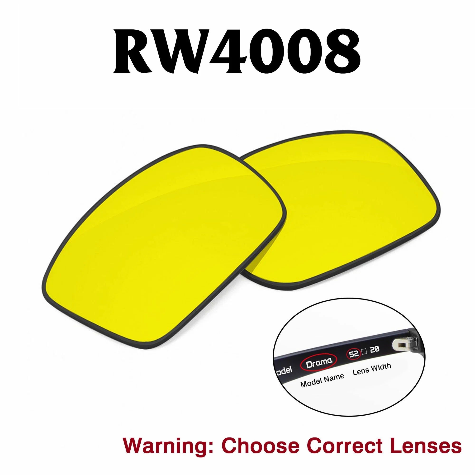 Ray-Ban Meta Wayfarer Replacement Lenses RW4008