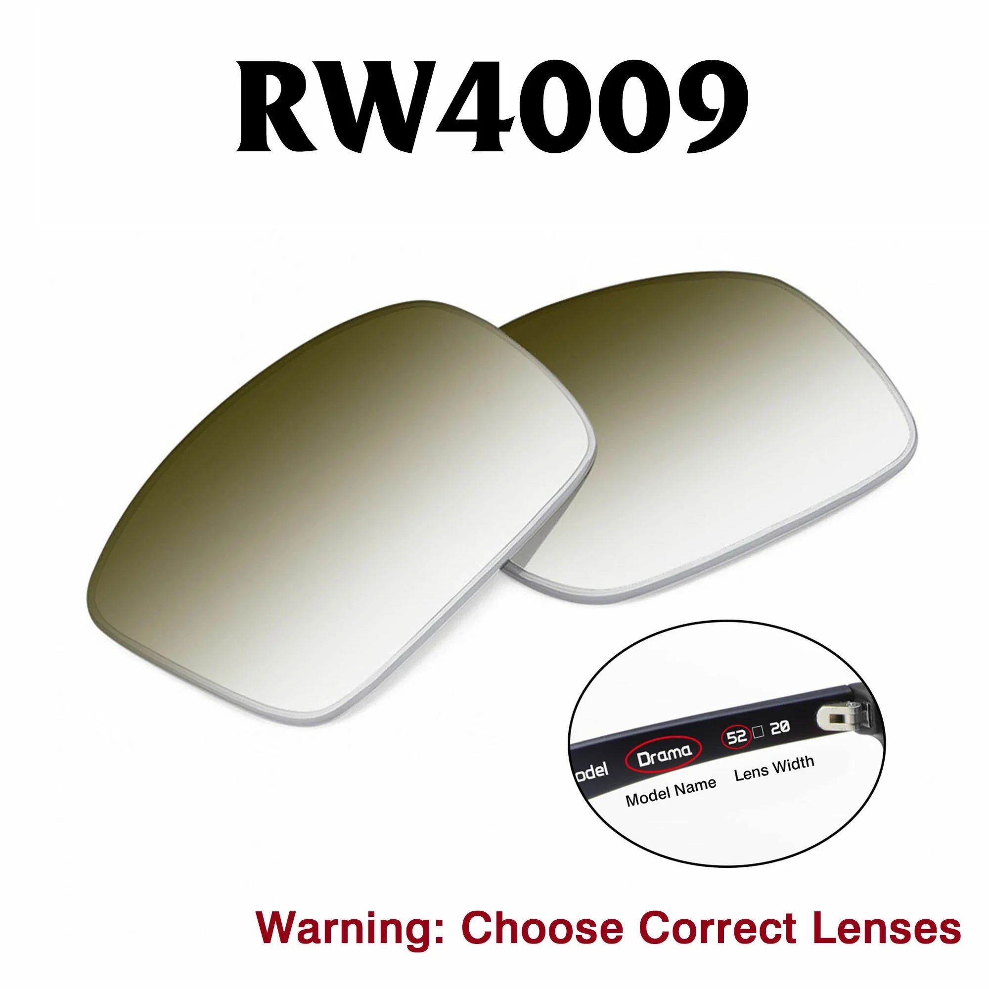 Ray-Ban Meta Headliner Replacement Lenses RW4009