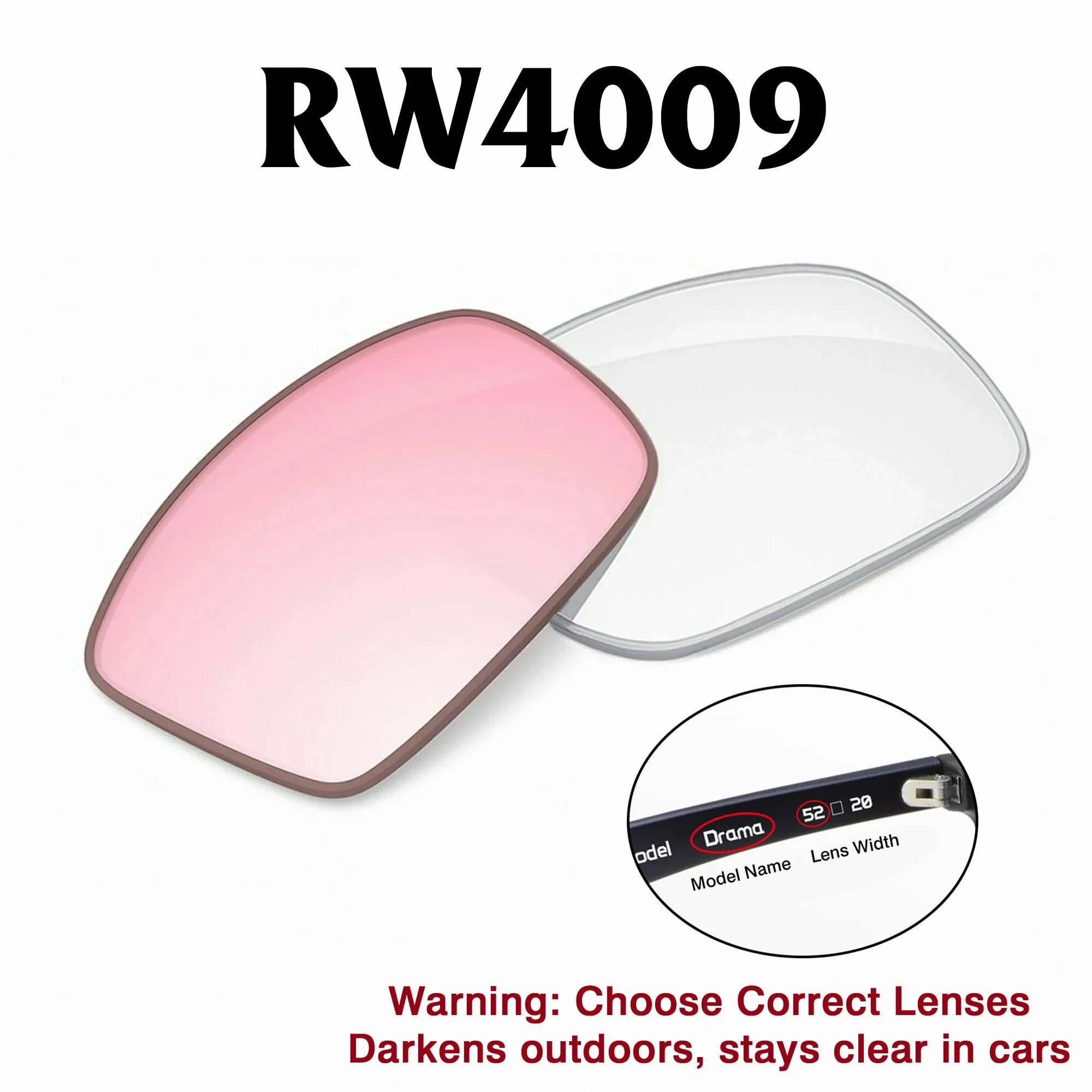 Ray-Ban Meta Headliner Replacement Lenses RW4009