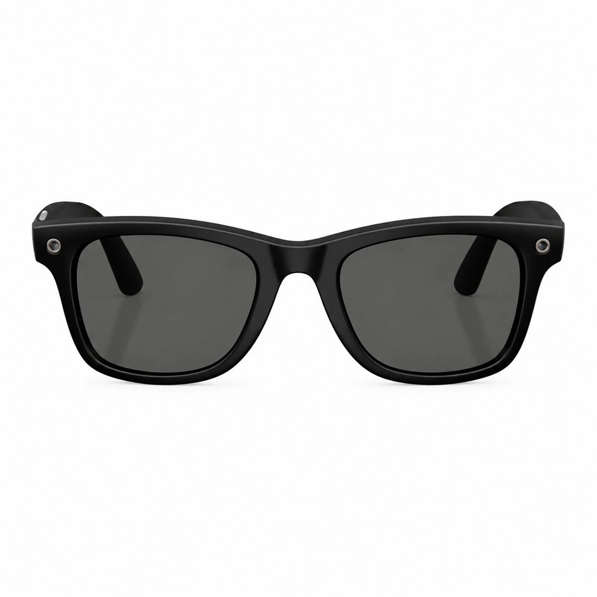 Ray-Ban Meta Wayfarer Gen 3 smart glasses, Matte Black frame with Grey lenses, front view