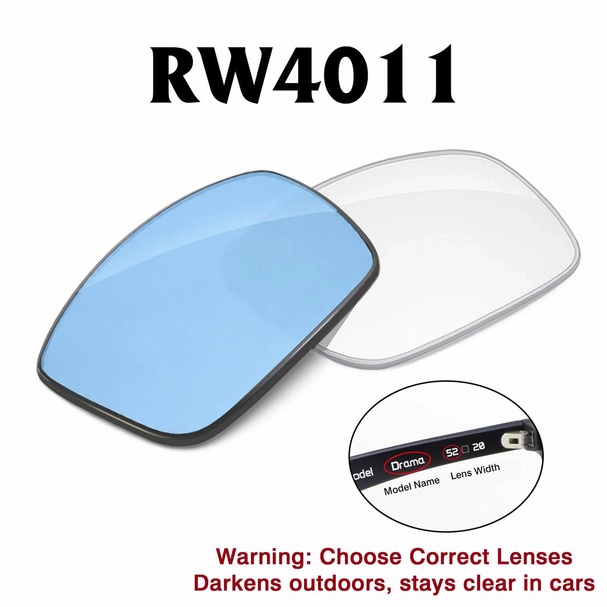 Ray-Ban Meta Wayfarer Replacement Lenses RW4011 (GEN3)