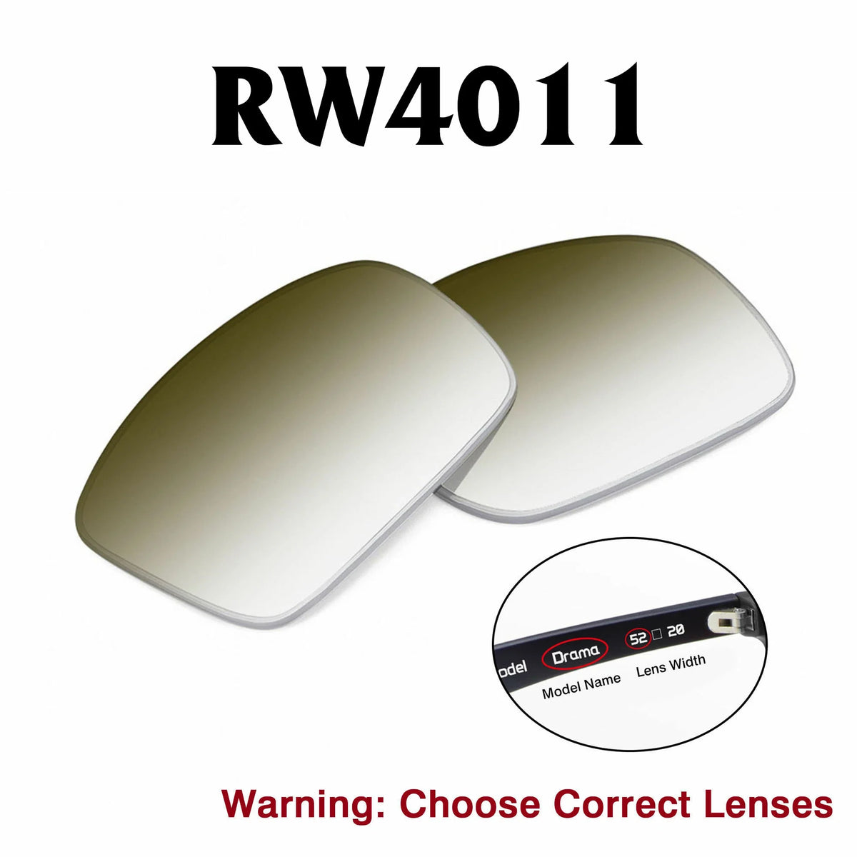 Ray-Ban Meta Wayfarer Replacement Lenses RW4011 (GEN3)
