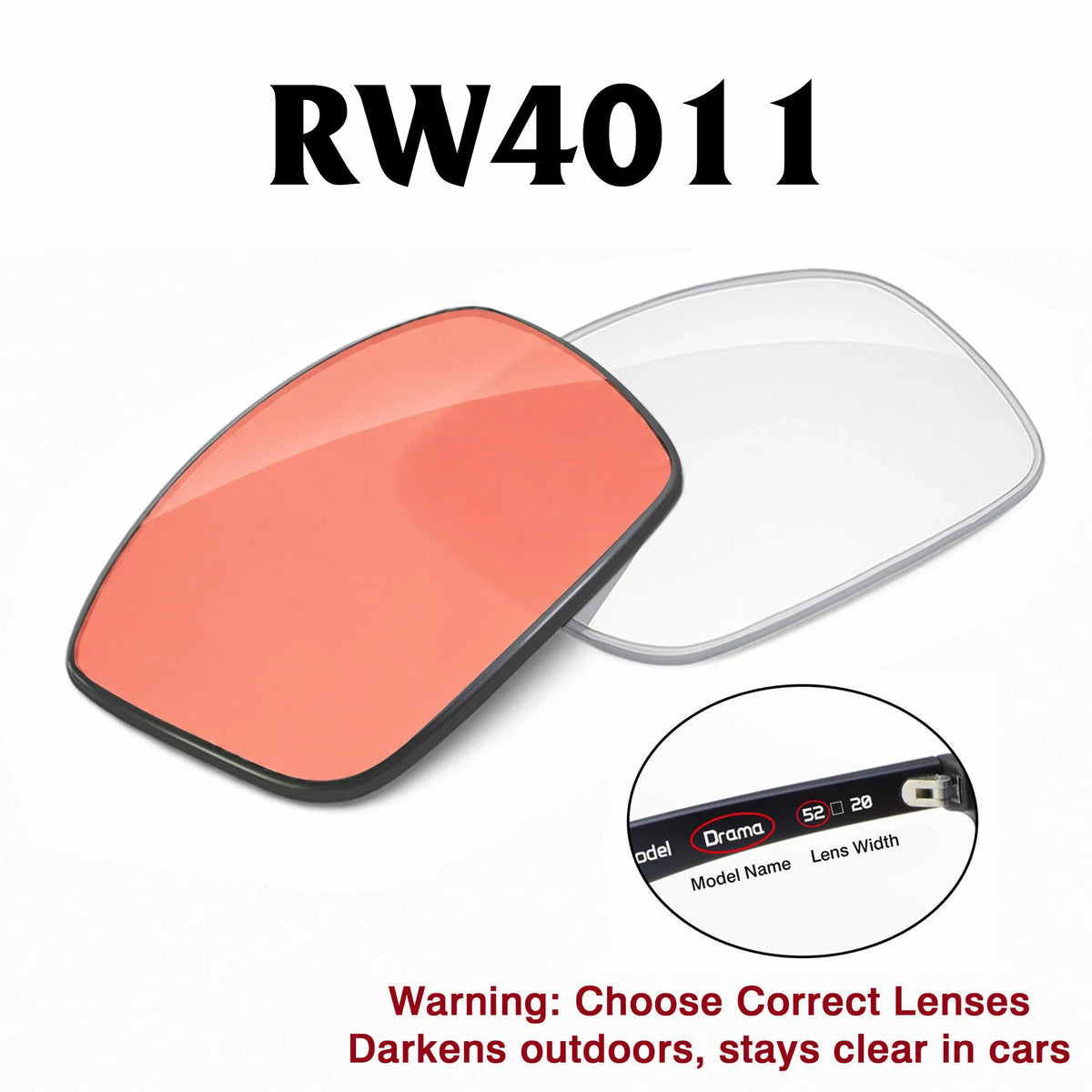 Ray-Ban Meta Wayfarer Replacement Lenses RW4011 (GEN3)