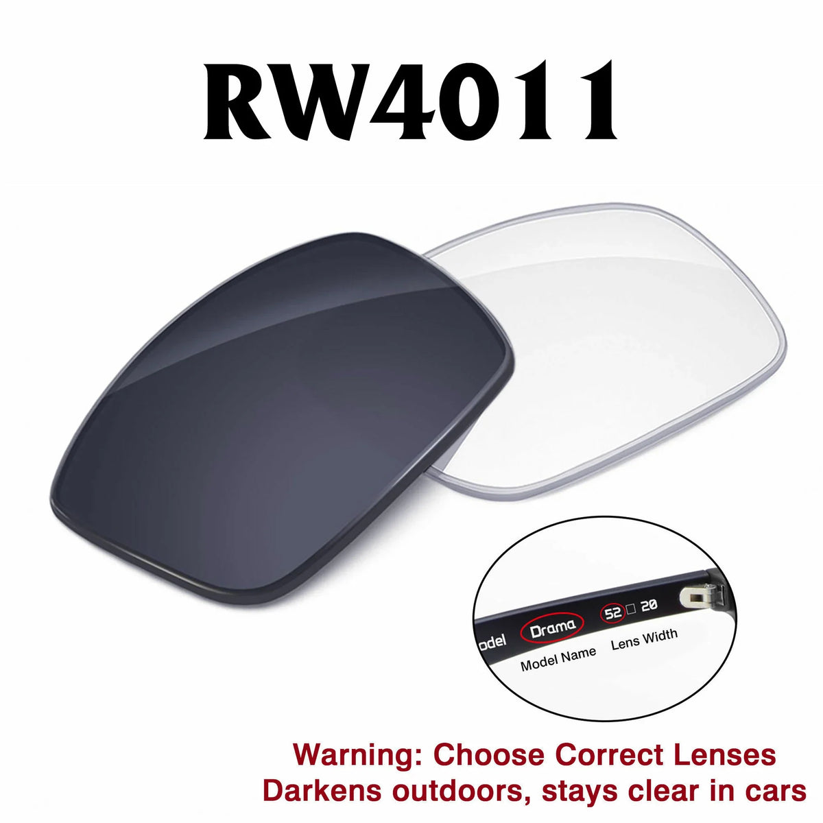 Ray-Ban Meta Wayfarer Replacement Lenses RW4011 (GEN3)