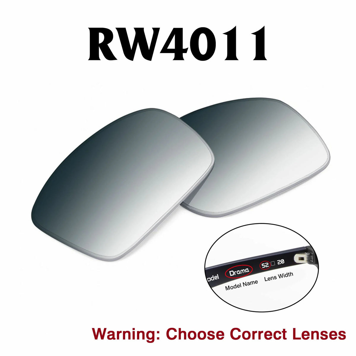 Ray-Ban Meta Wayfarer Replacement Lenses RW4011 (GEN3)
