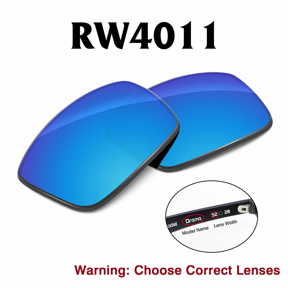 Ray-Ban Meta Wayfarer Replacement Lenses RW4011 (GEN3)