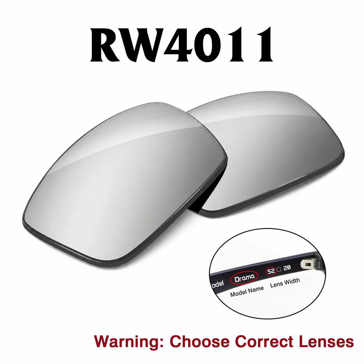 Ray-Ban Meta Wayfarer Replacement Lenses RW4011 (GEN3)