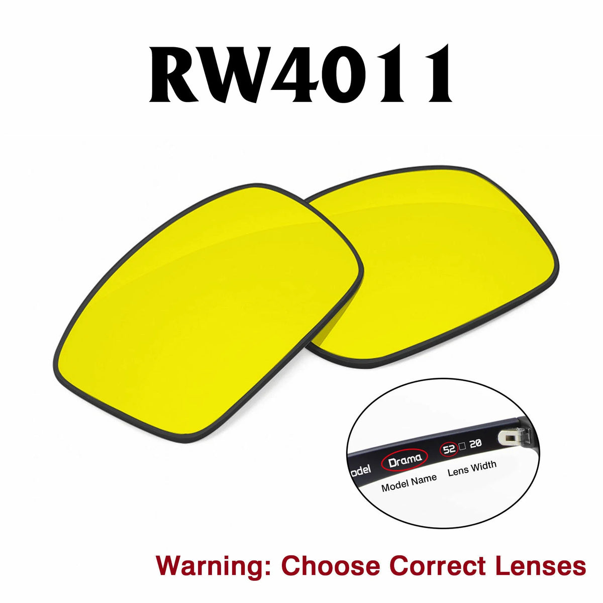 Ray-Ban Meta Wayfarer Replacement Lenses RW4011 (GEN3)