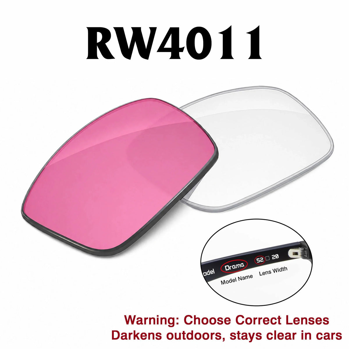 Ray-Ban Meta Wayfarer Replacement Lenses RW4011 (GEN3)