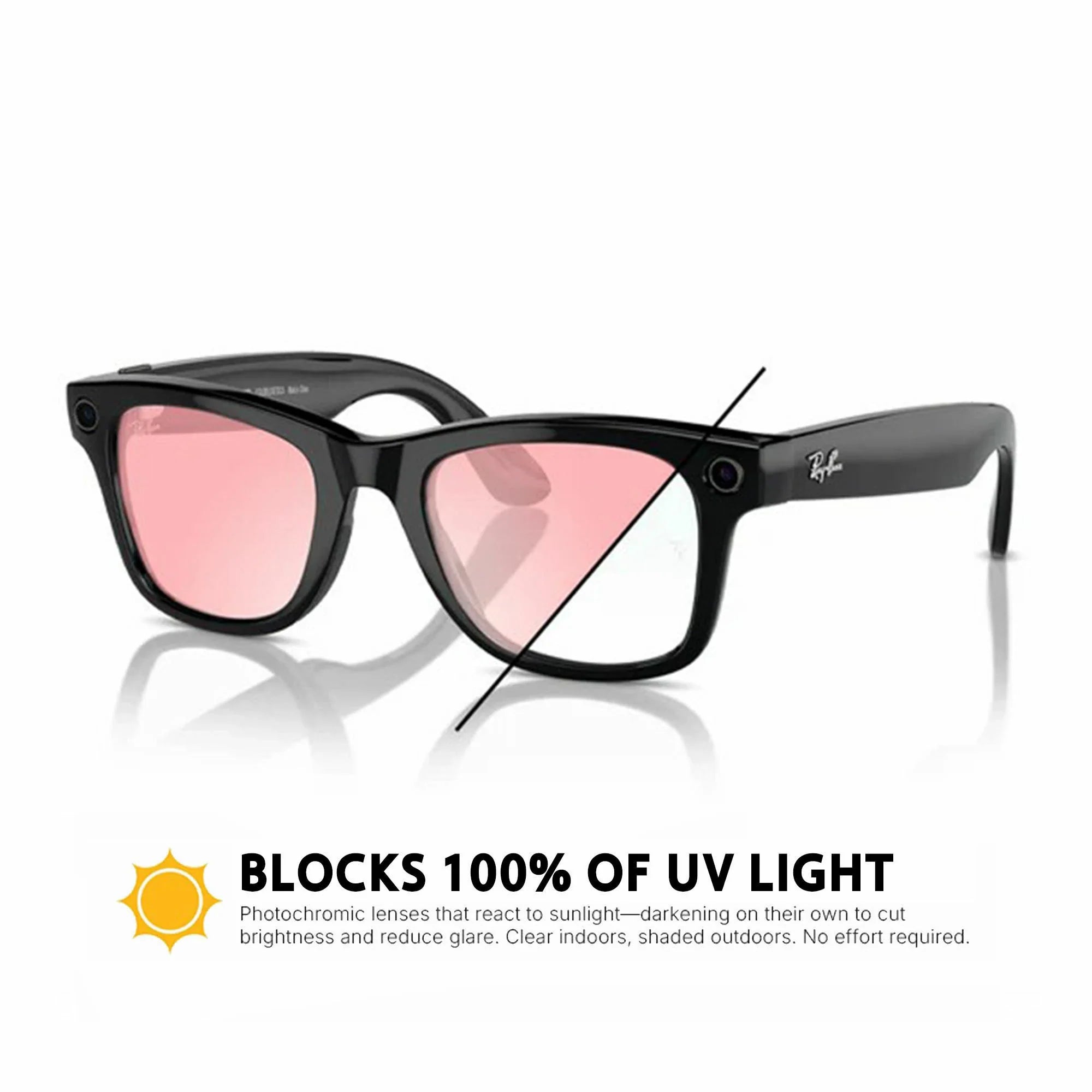 Ray-Ban Meta Wayfarer Replacement Lenses RW4006