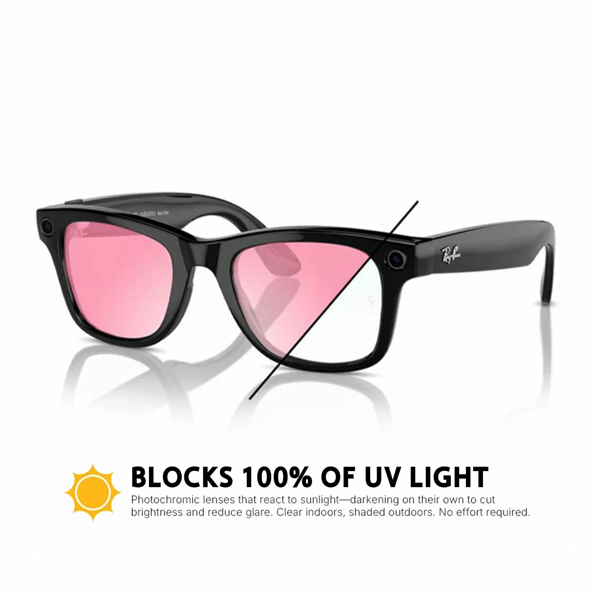 Ray-Ban Meta Wayfarer Replacement Lenses RW4008
