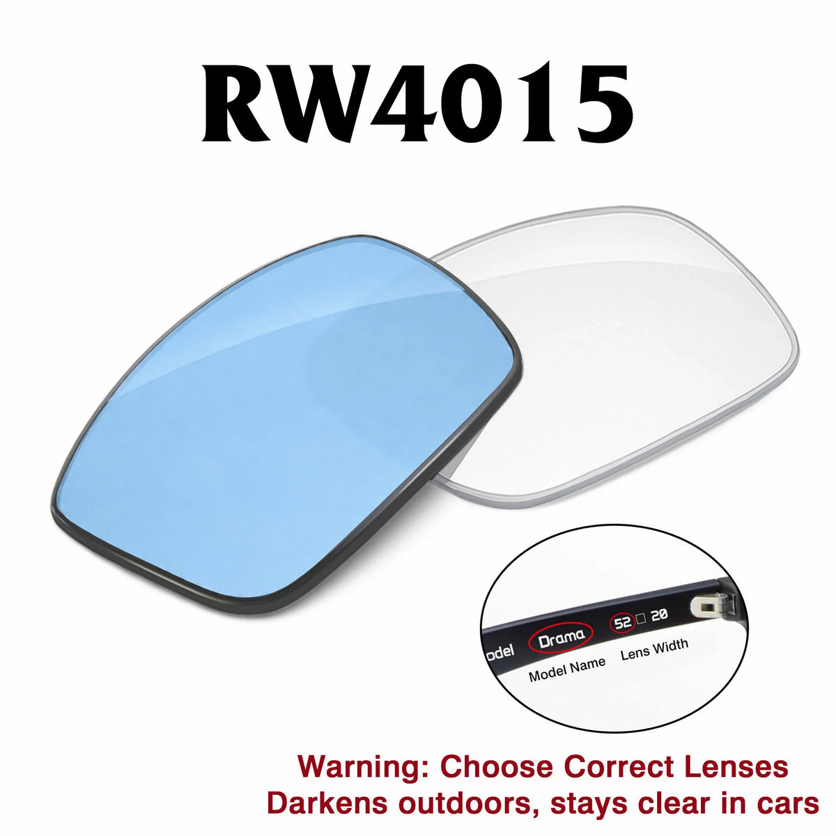 Ray-Ban Meta Zena Replacement Lenses RW4015 (GEN3)