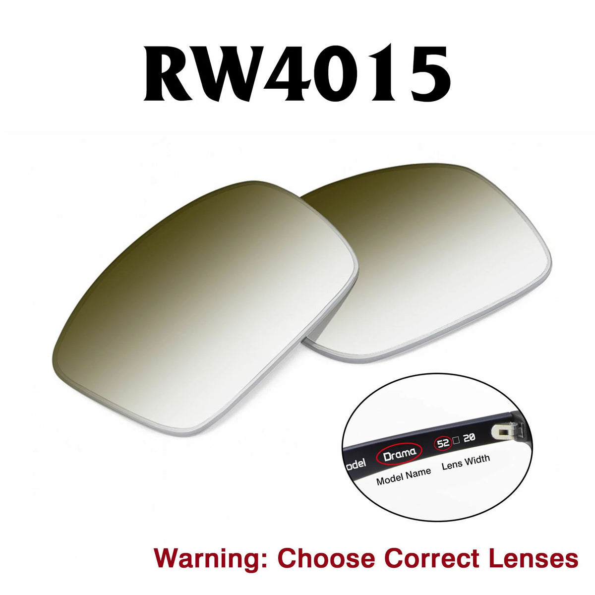 Ray-Ban Meta Zena Replacement Lenses RW4015 (GEN3)