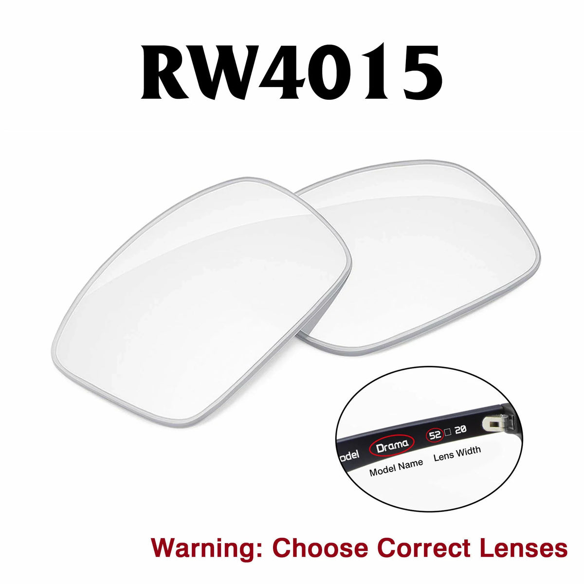 Ray-Ban Meta Zena Replacement Lenses RW4015 (GEN3)