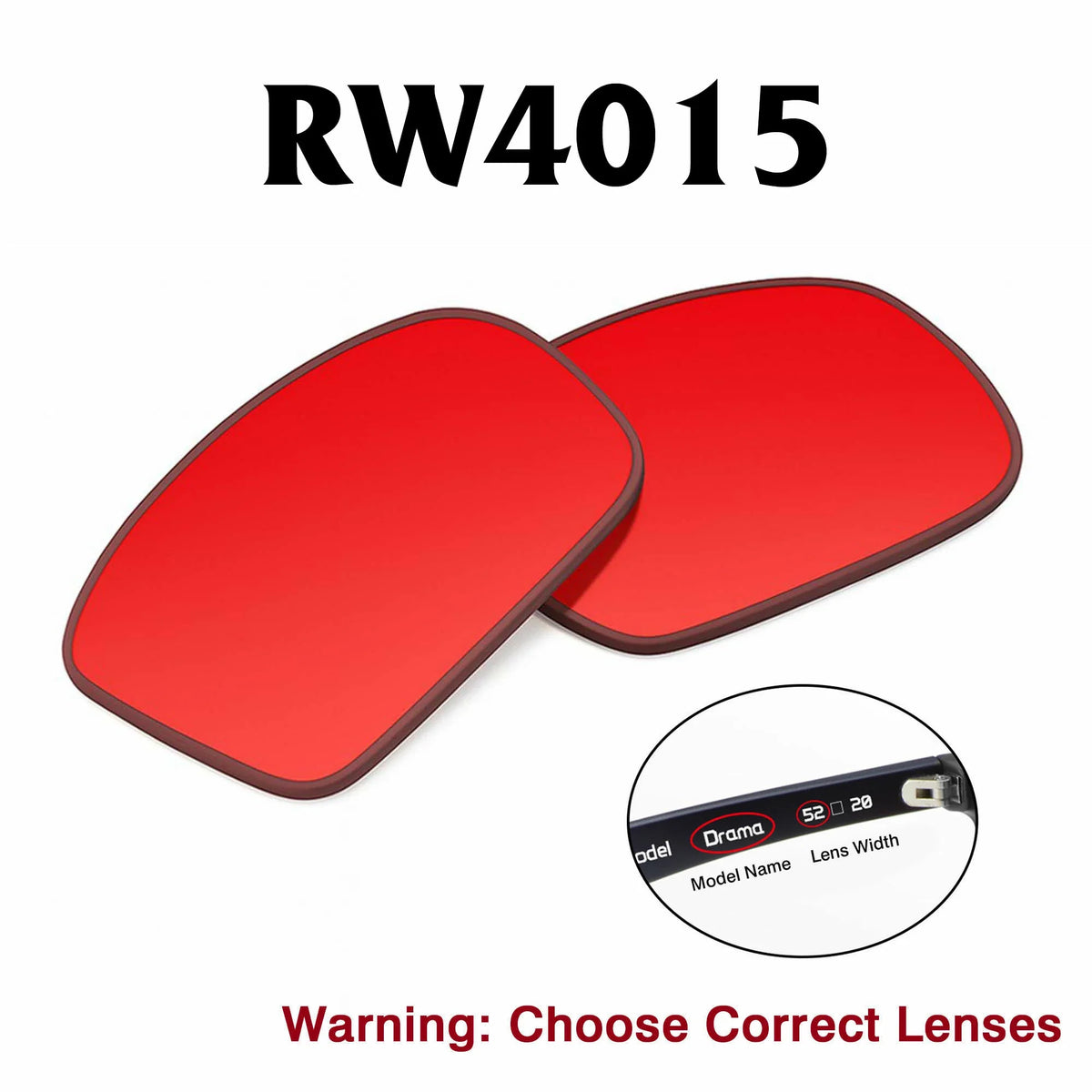 Ray-Ban Meta Zena Replacement Lenses RW4015 (GEN3)