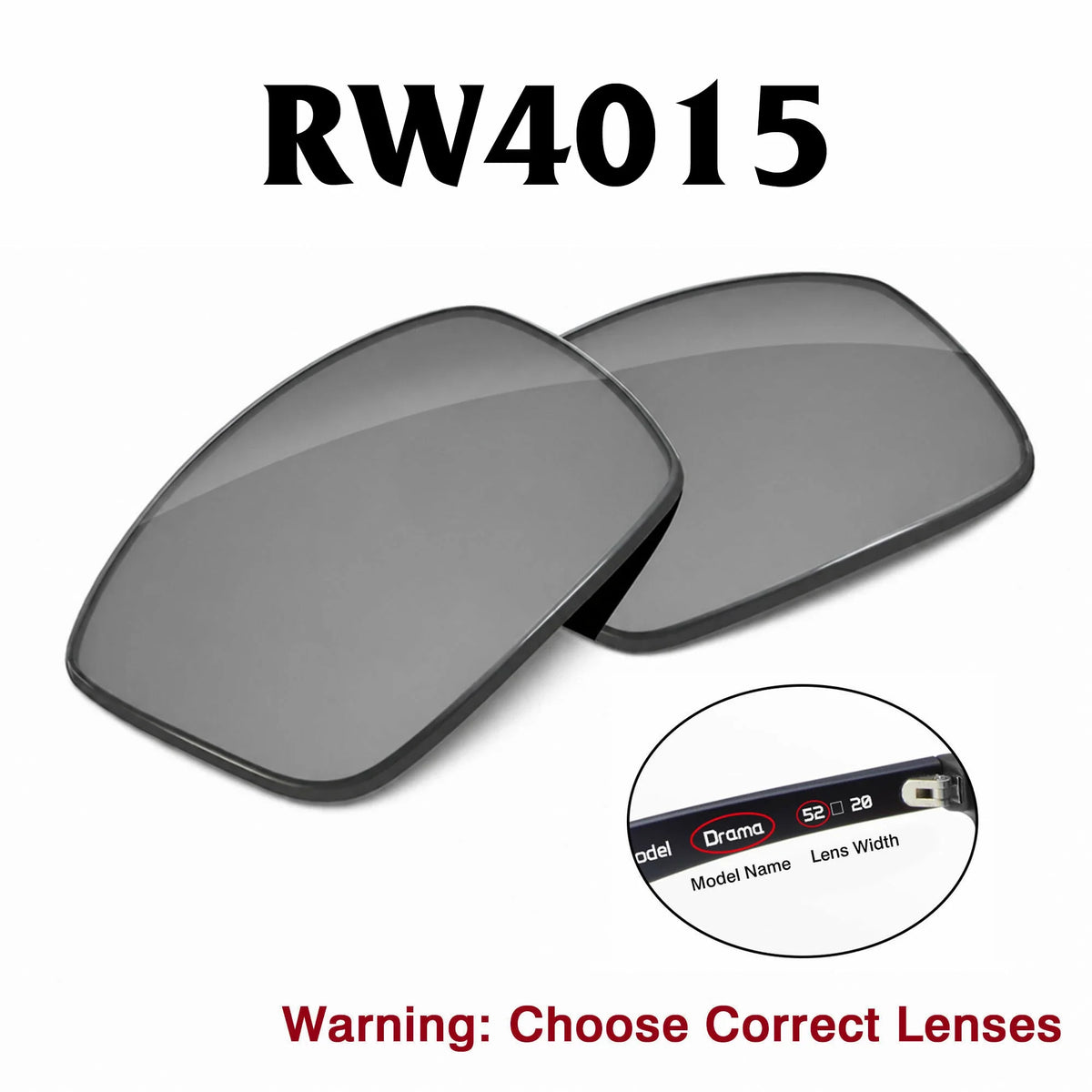 Ray-Ban Meta Zena Replacement Lenses RW4015 (GEN3)