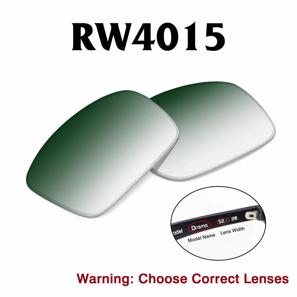 Ray-Ban Meta Zena Replacement Lenses RW4015 (GEN3)