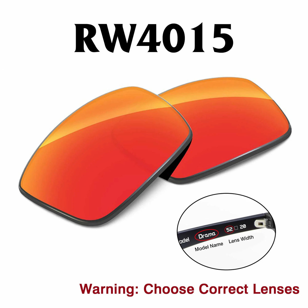 Ray-Ban Meta Zena Replacement Lenses RW4015 (GEN3)