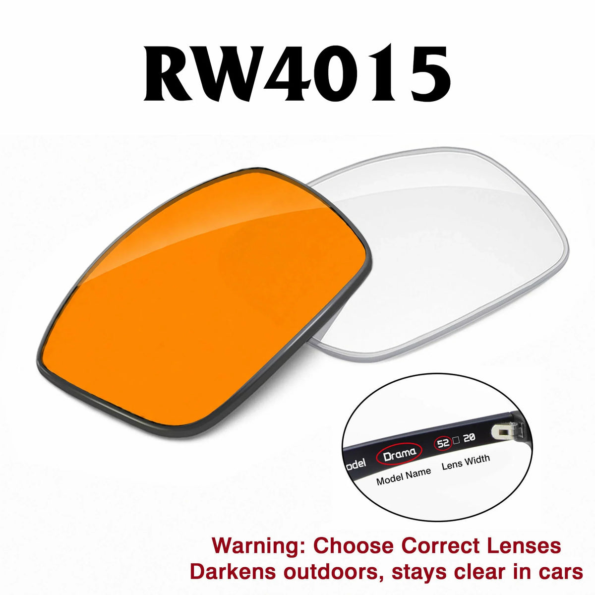 Ray-Ban Meta Zena Replacement Lenses RW4015 (GEN3)