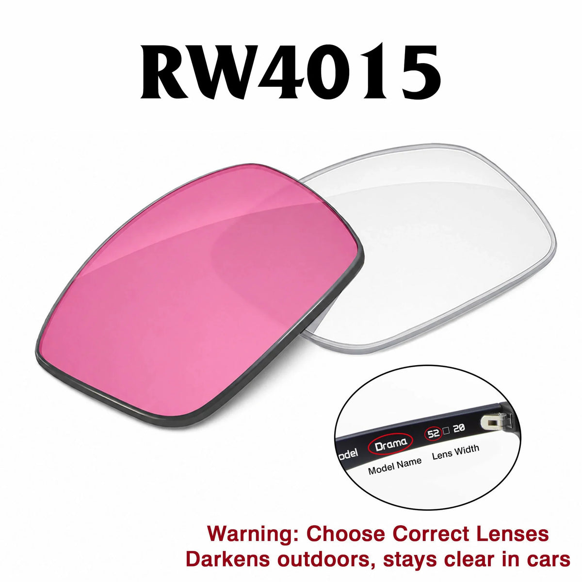 Ray-Ban Meta Zena Replacement Lenses RW4015 (GEN3)