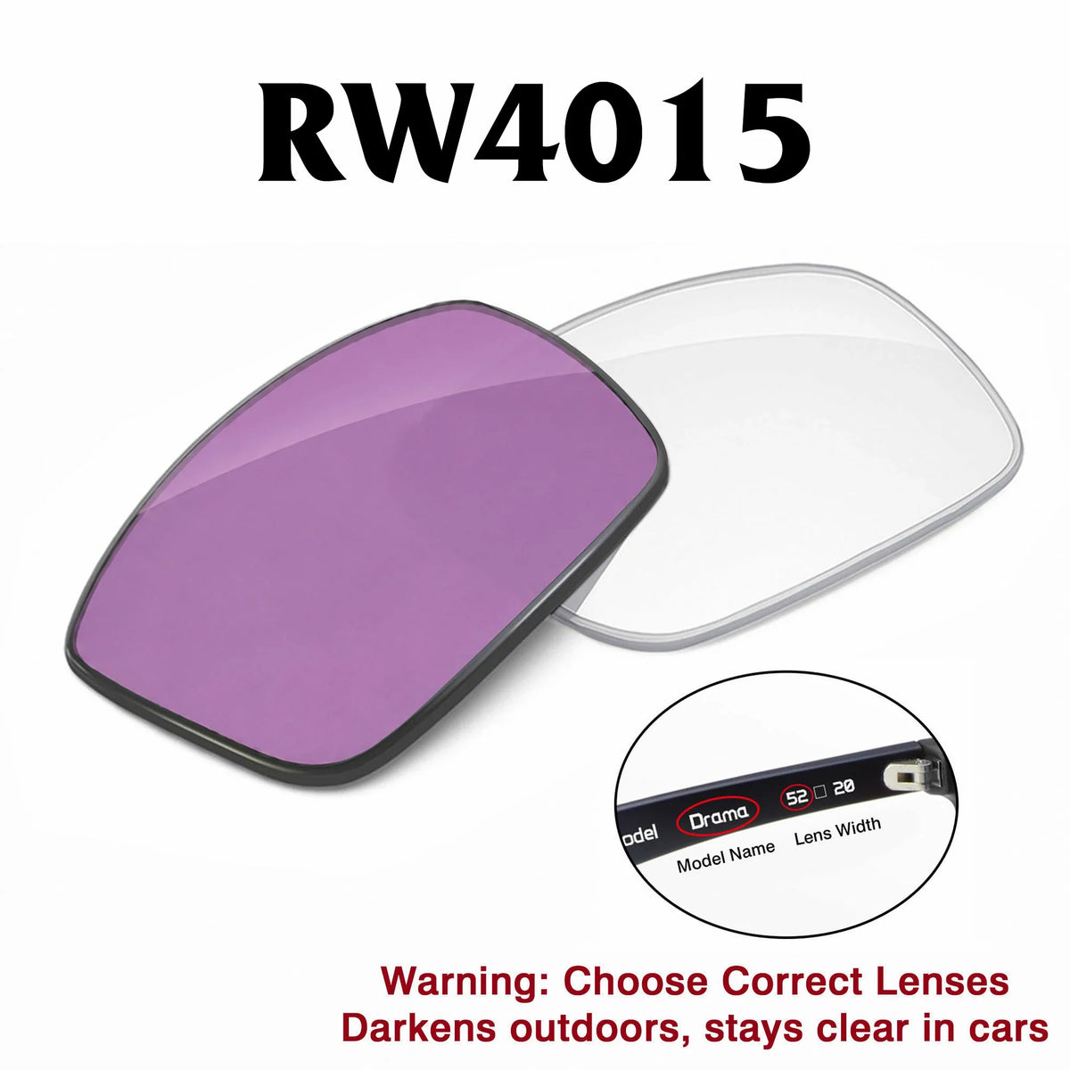 Ray-Ban Meta Zena Replacement Lenses RW4015 (GEN3)