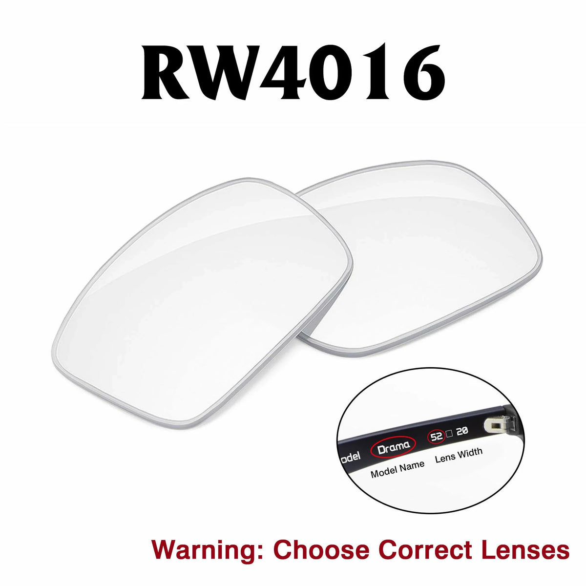 Ray-Ban Meta Aviator Replacement Lenses RW4016 (GEN3)